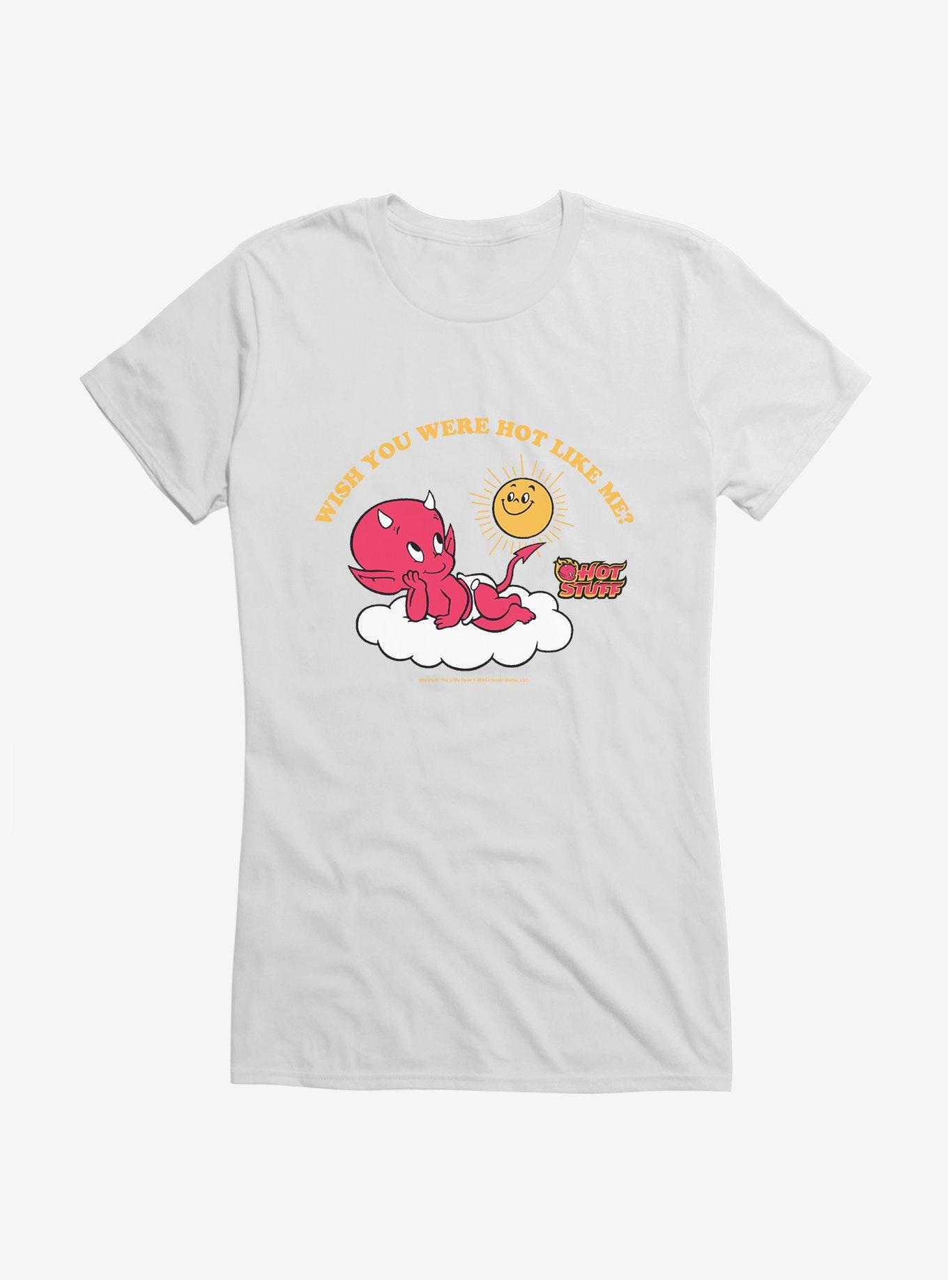Hot Stuff Wish You Were Hot Like Me? Girls T-Shirt, , hi-res