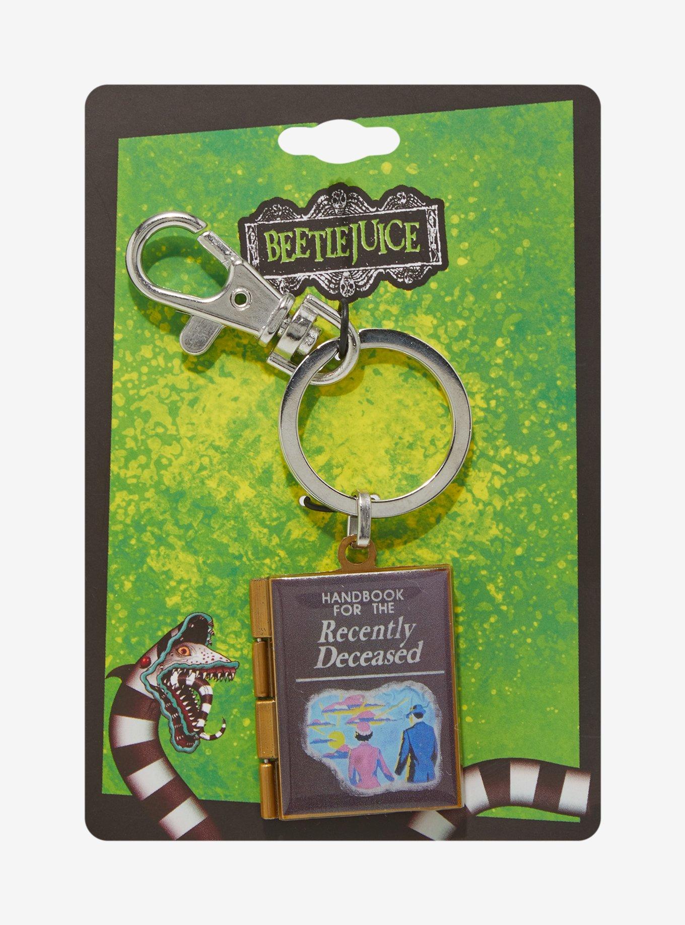 Beetlejuice Handbook for the Recently Deceased Hinge Keychain, , hi-res