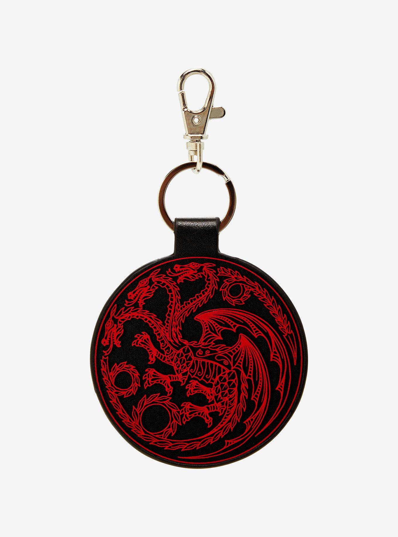 House of the Dragon Targaryen Sigil Keychain &mdash; BoxLunch Exclusive, , hi-res