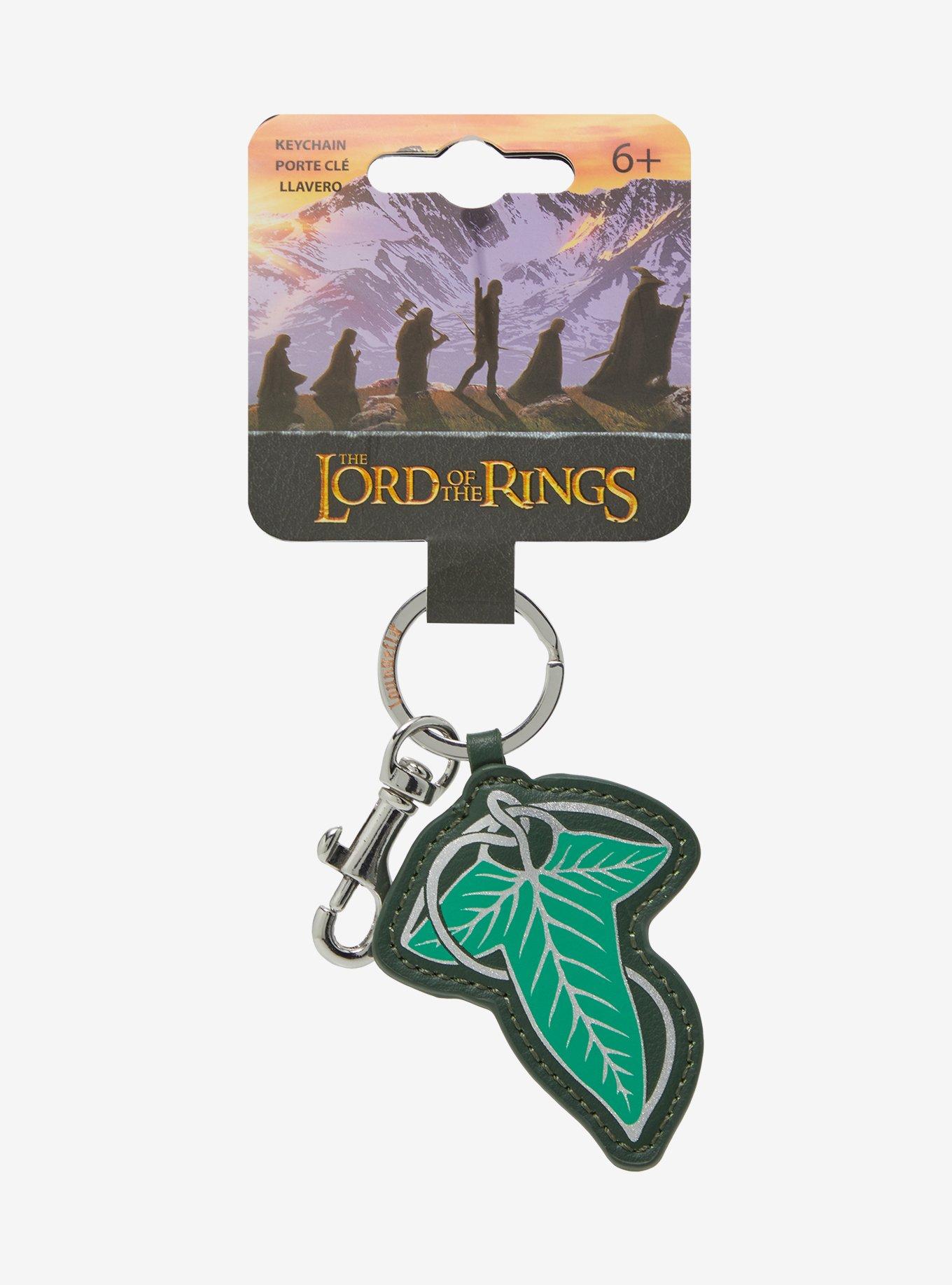 Loungefly The Lord of the Rings Leaf of Lorien Keychain - BoxLunch Exclusive, , hi-res