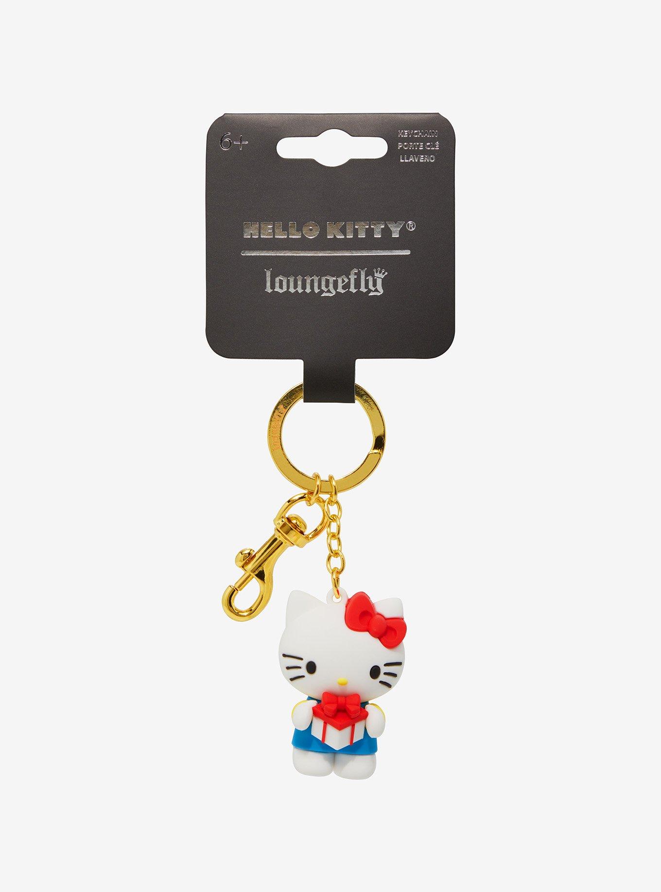 Loungefly Sanrio Hello Kitty Gift Keychain - BoxLunch Exclusive, , hi-res