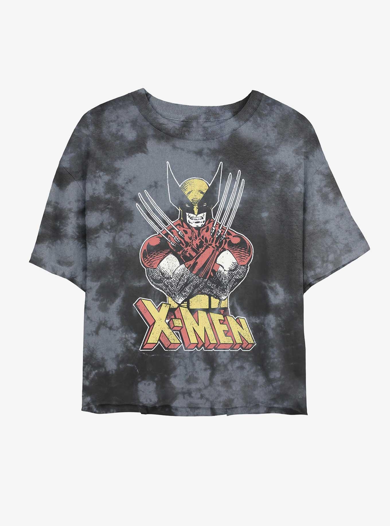 Wolverine Vintage Wolverine Girls Tie-Dye Crop T-Shirt, , hi-res