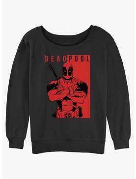 Marvel Deadpool Police Girls Slouchy Sweatshirt, , hi-res