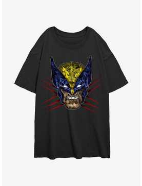 Wolverine Rage Face Girls Oversized T-Shirt, , hi-res