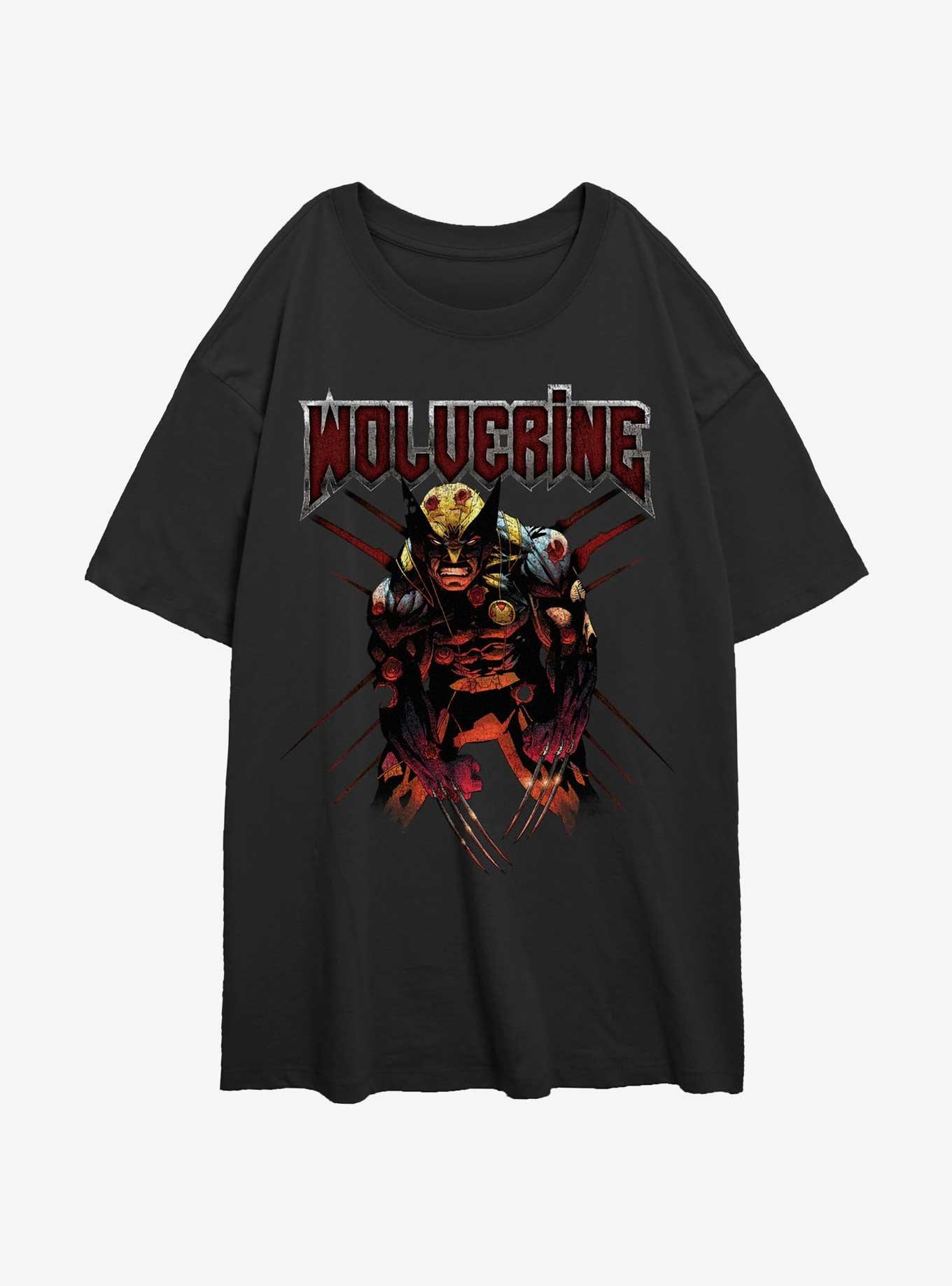 Wolverine Still Standing Girls Oversized T-Shirt, , hi-res