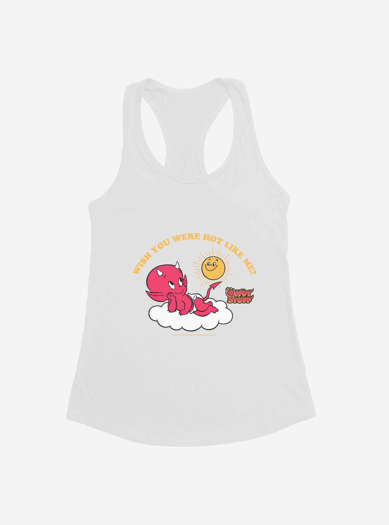 Hot Stuff Wish You Were Hot Like Me? Girls Tank, , hi-res