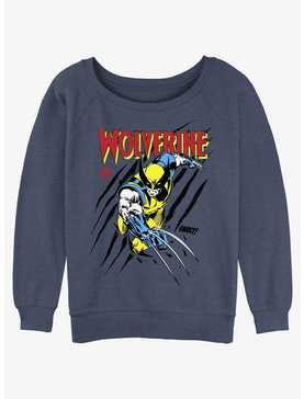Wolverine Logan Slash Girls Slouchy Sweatshirt, , hi-res