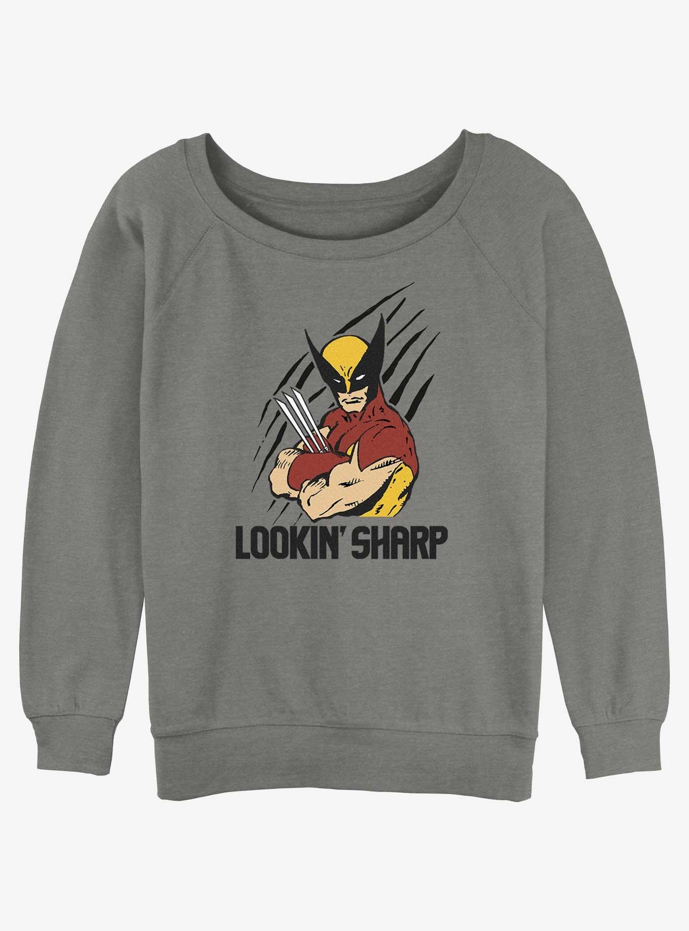 Wolverine Lookin' Sharp Girls Slouchy Sweatshirt