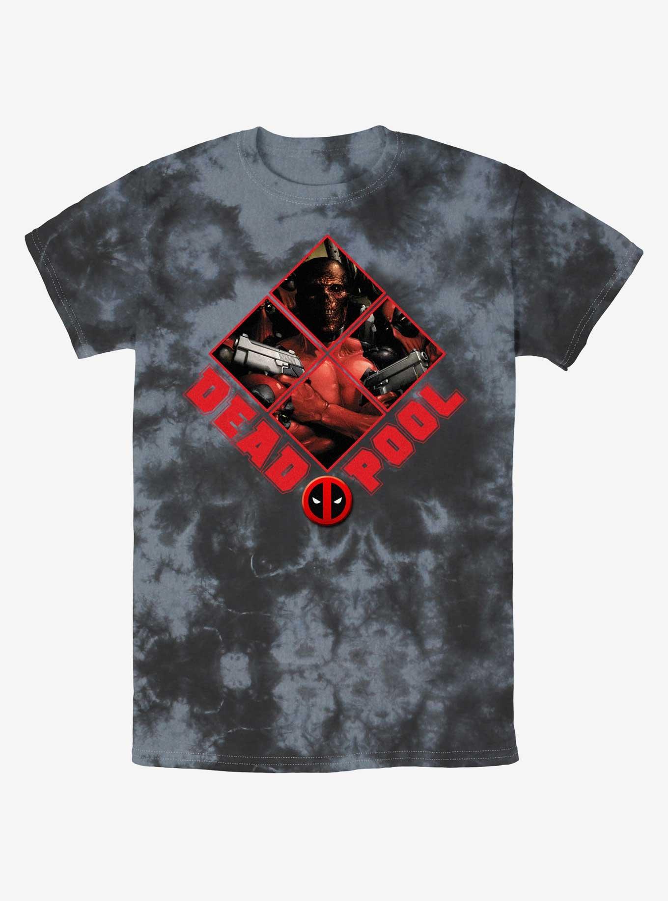 Marvel Deadpool Dead Gang Tie-Dye T-Shirt, BLKCHAR, hi-res