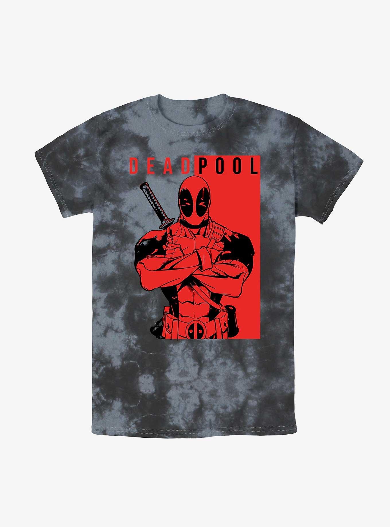 Marvel Deadpool Police Tie-Dye T-Shirt, , hi-res