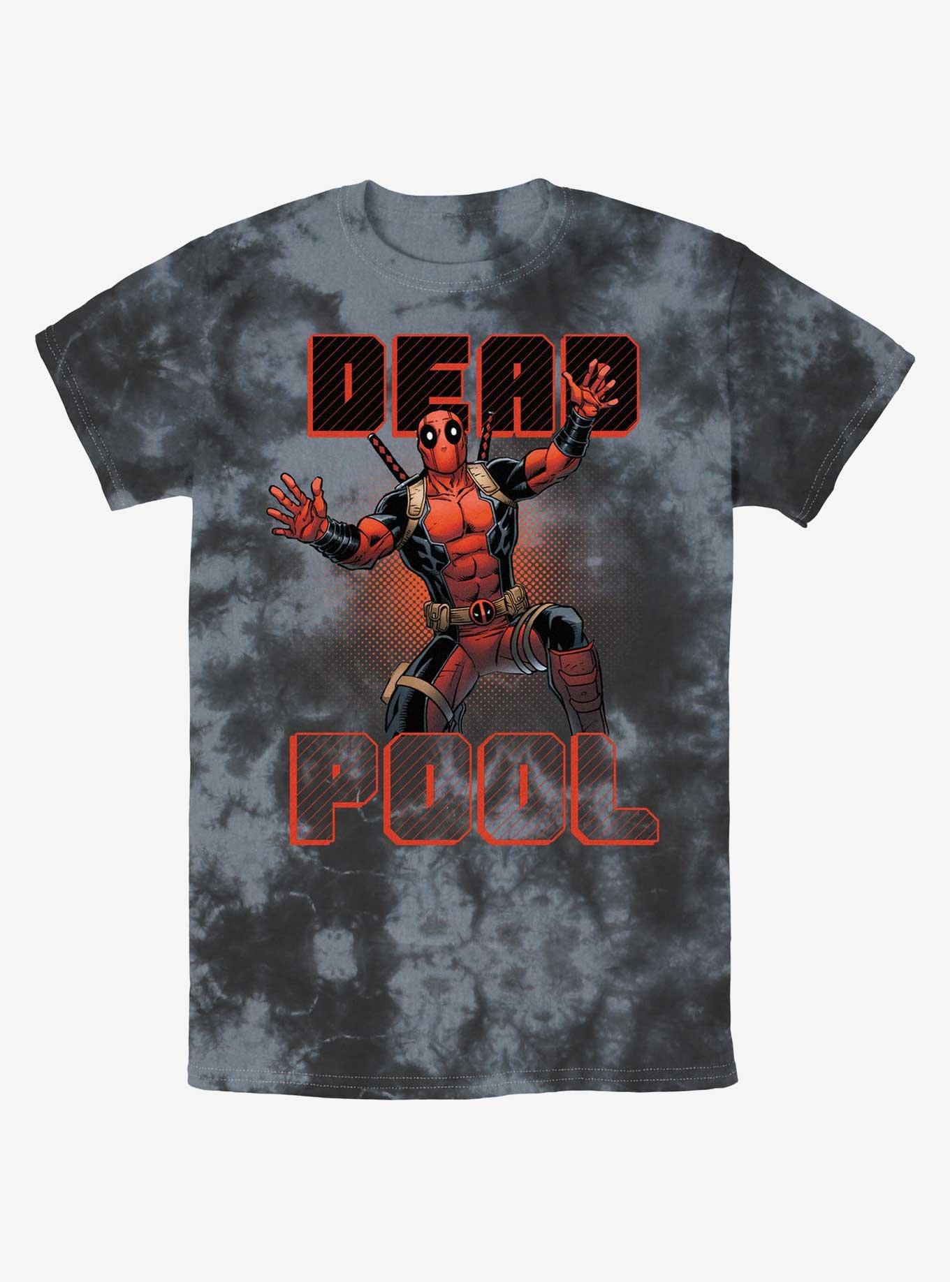 Marvel Deadpool Jazz Hands Merc Tie-Dye T-Shirt, , hi-res