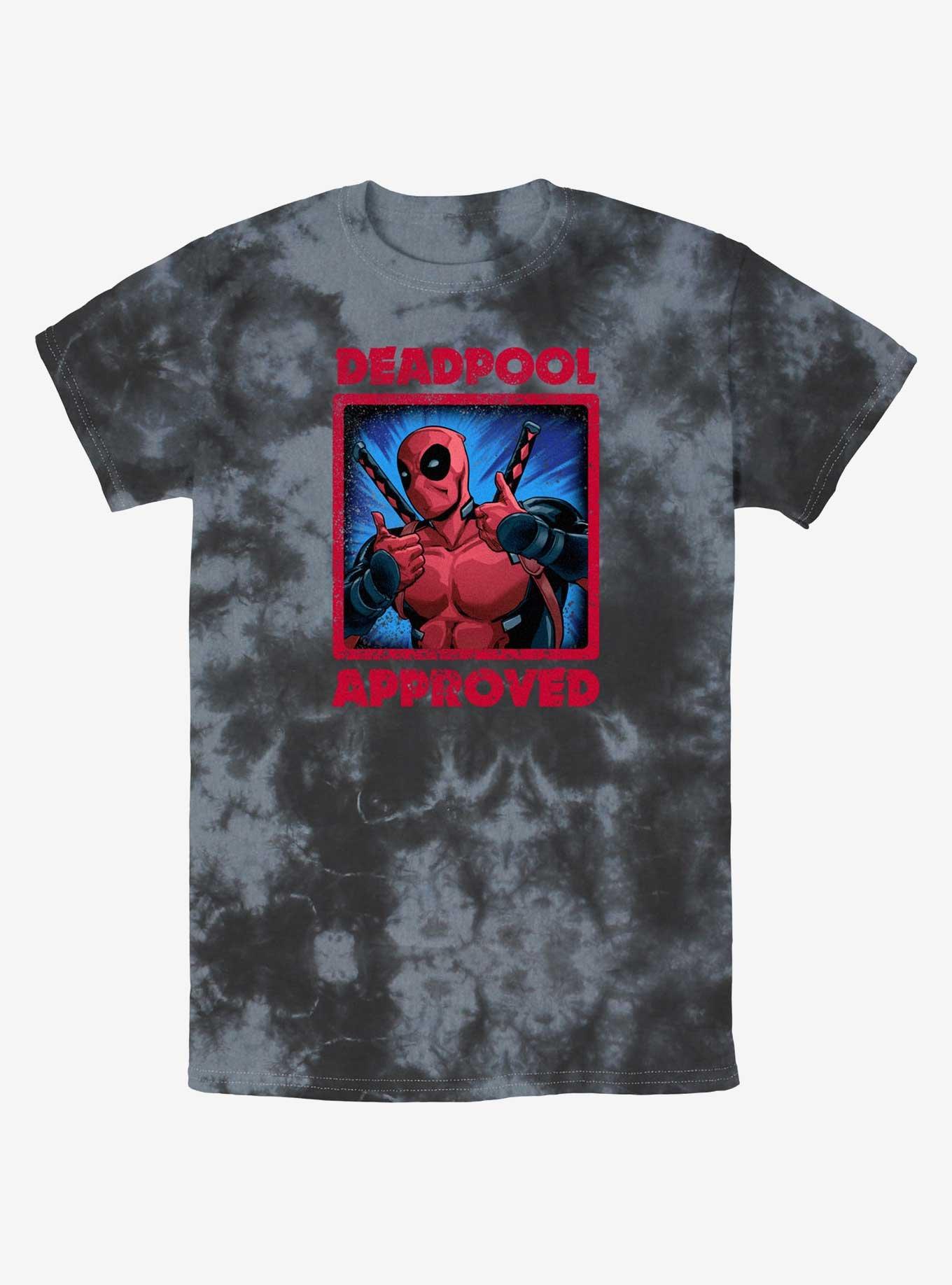 Marvel Deadpool Approved Tie-Dye T-Shirt, BLKCHAR, hi-res