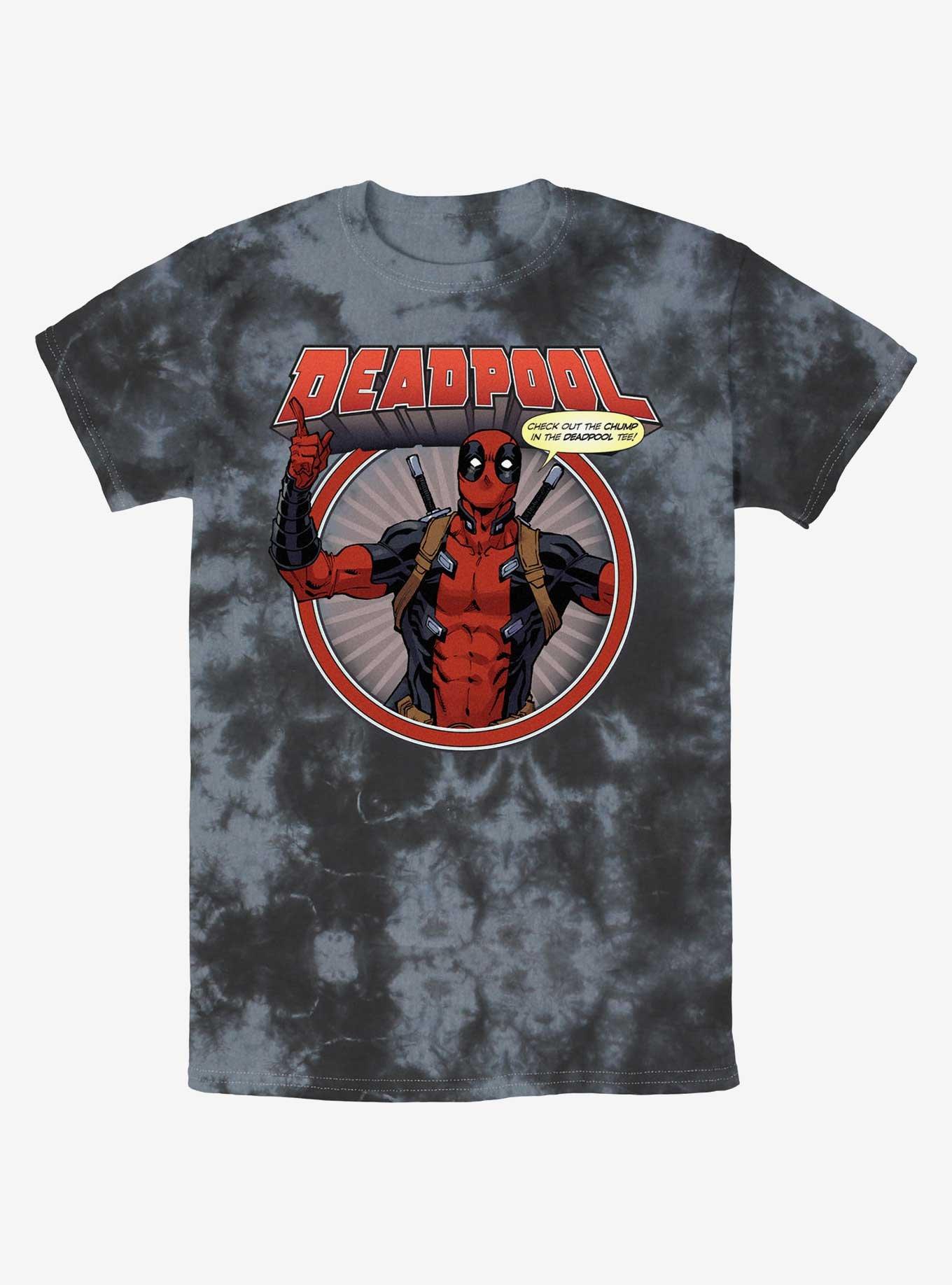 Marvel Deadpool Check Out The Chump Tie-Dye T-Shirt, , hi-res