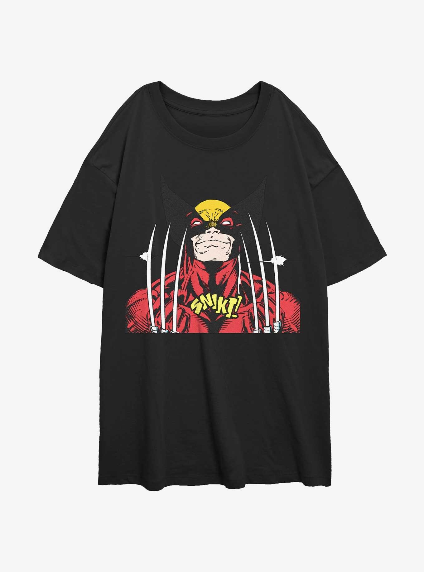 Wolverine Bring The Claws Womens Oversized T-Shirt, , hi-res