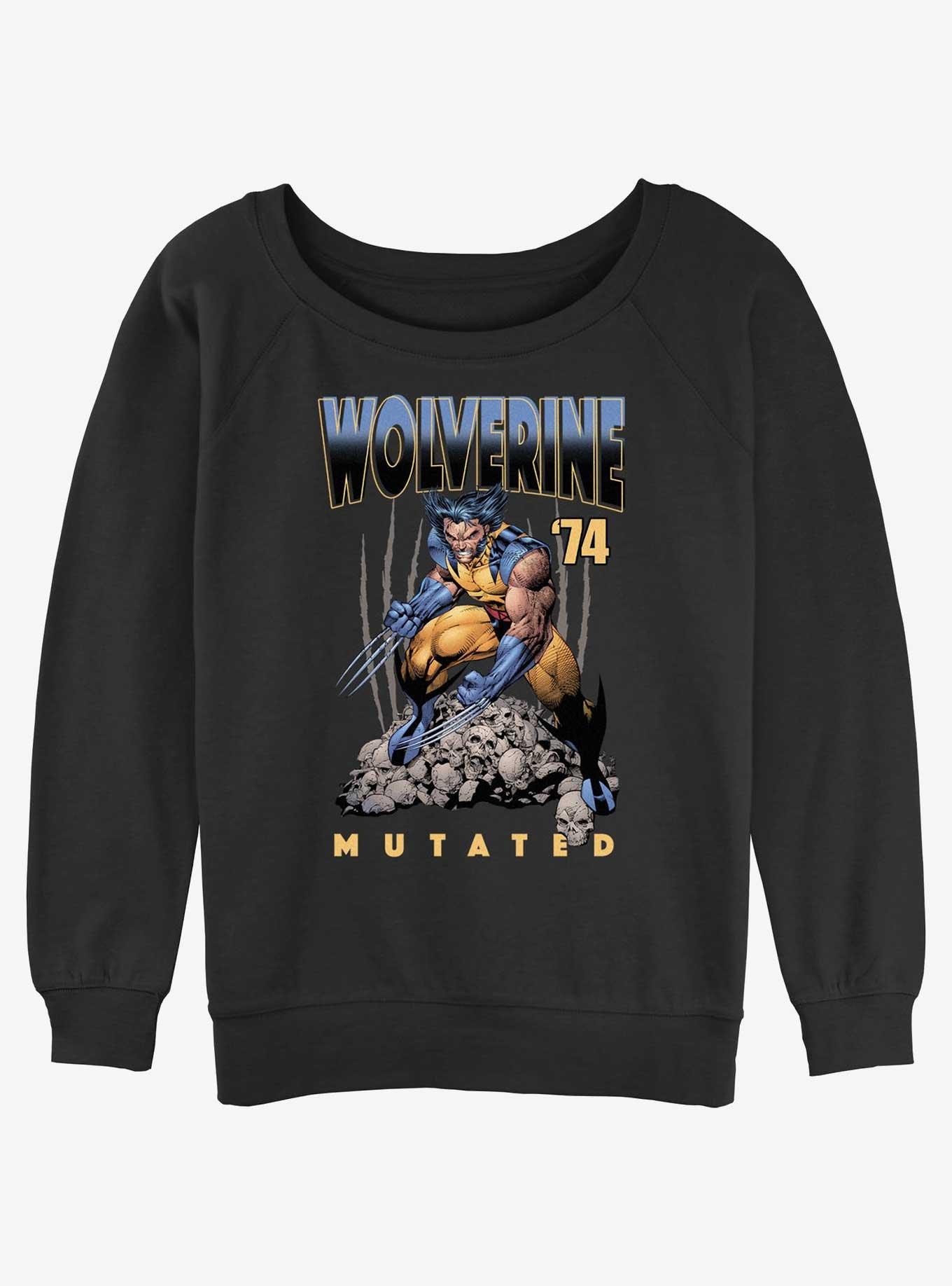 Wolverine Mutated Girls Slouchy Sweatshirt, BLACK, hi-res