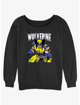 Wolverine Rage On Girls Slouchy Sweatshirt, , hi-res