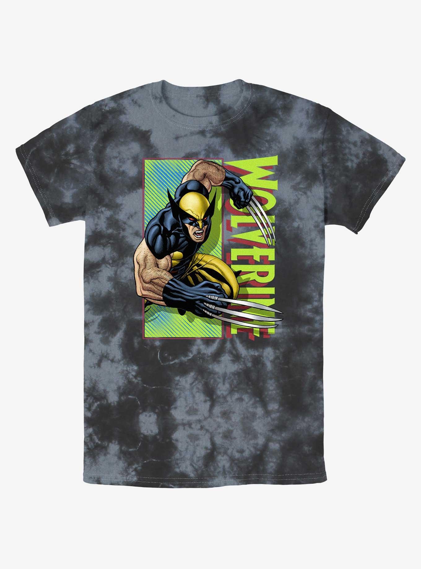 Wolverine Attack Panel Tie-Dye T-Shirt