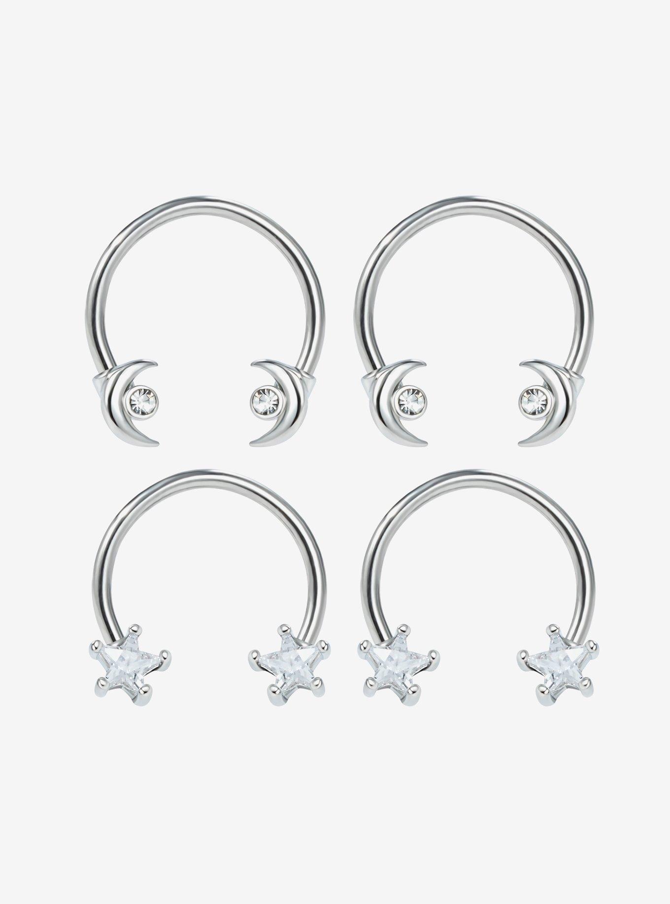 Steel Moon Star Circular Barbell 4 Pack