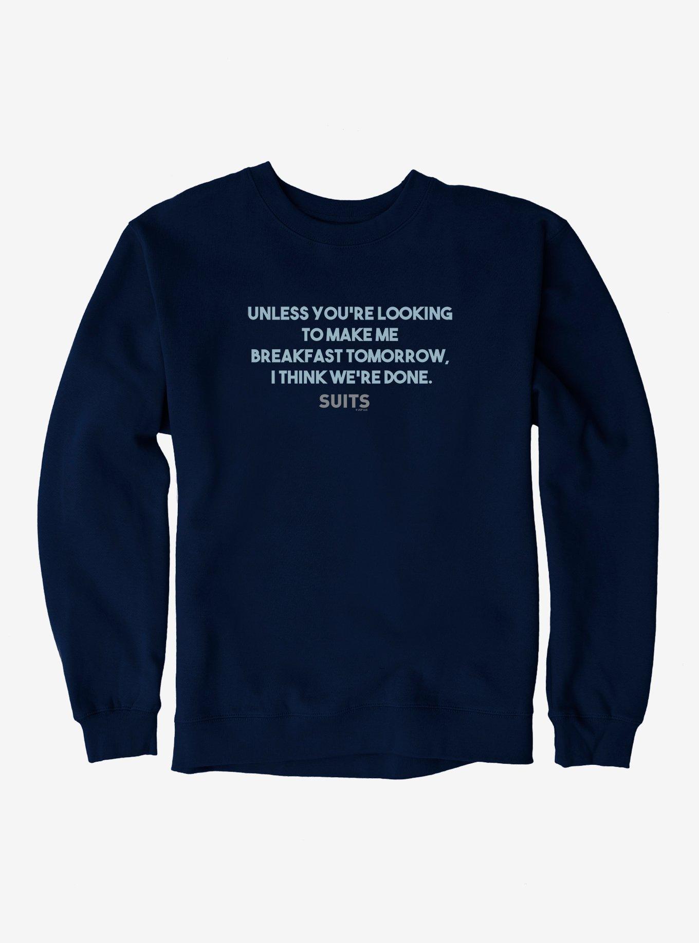 Suits Breakfast Tomorrow Sweatshirt, , hi-res