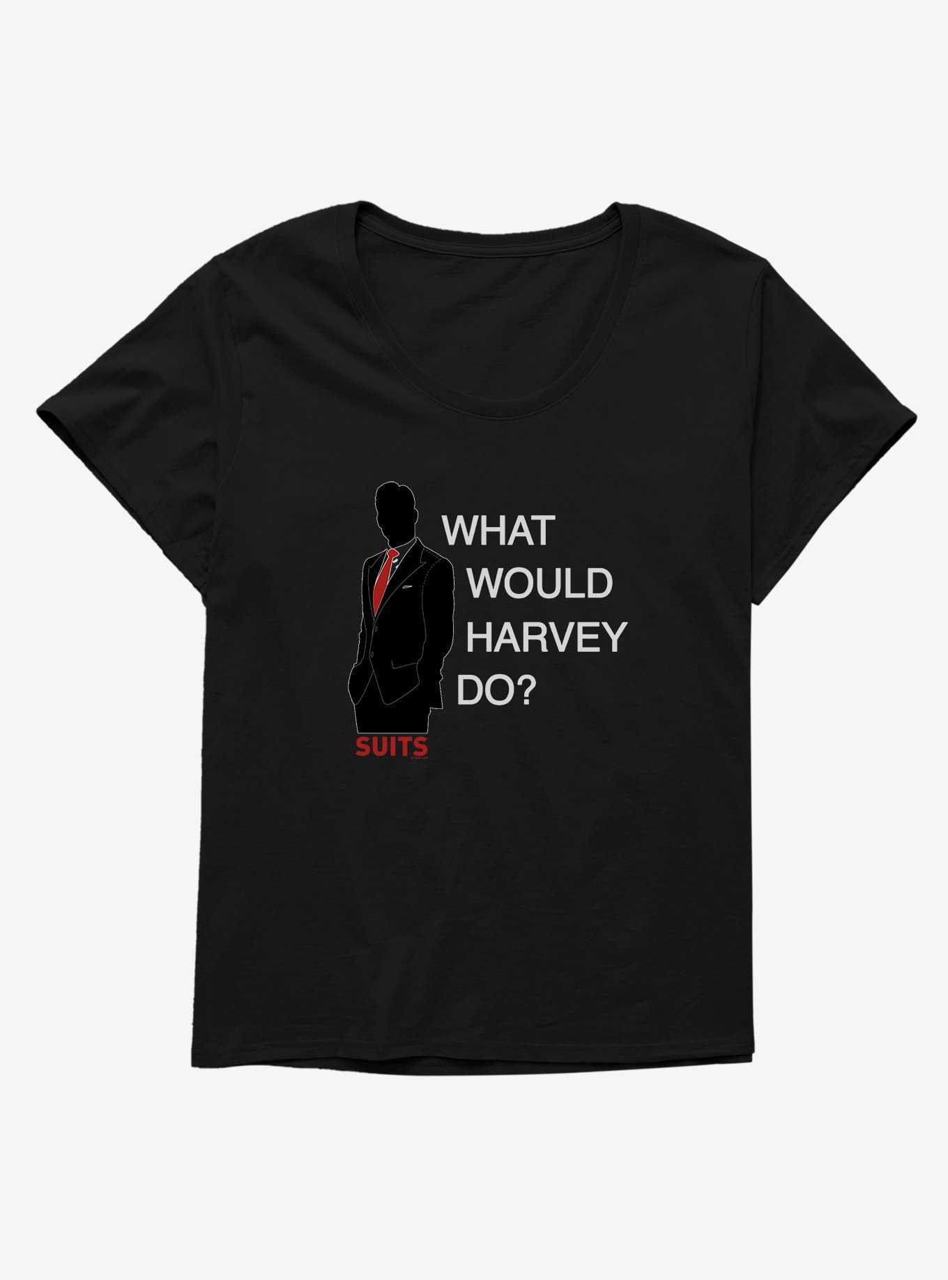 Suits What Would Harvey Do? Girls T-Shirt Plus Size, , hi-res