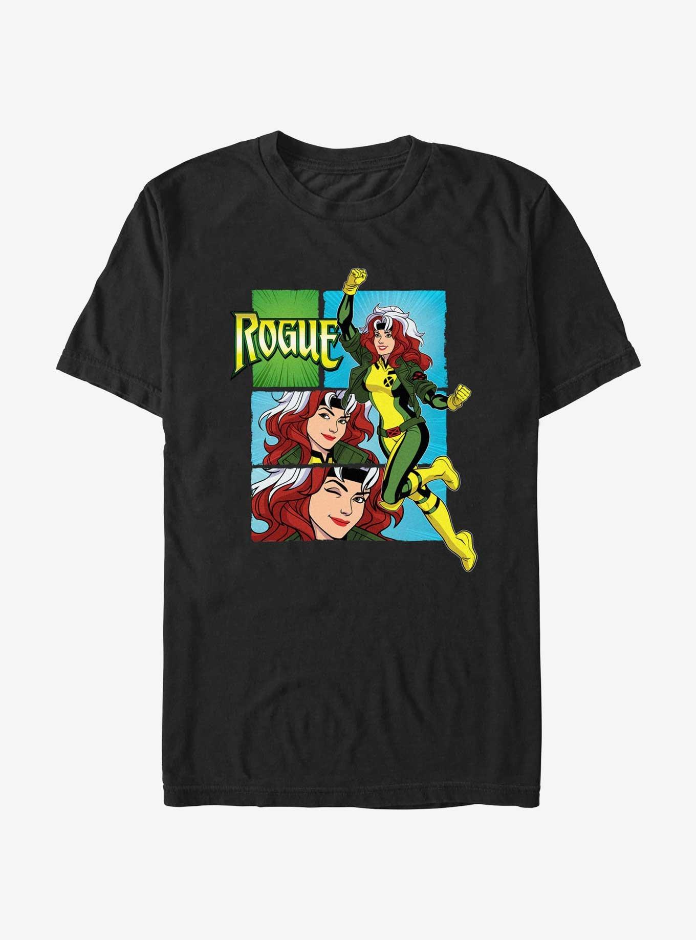 Marvel X-Men '97 Rogue Poses T-Shirt, BLACK, hi-res