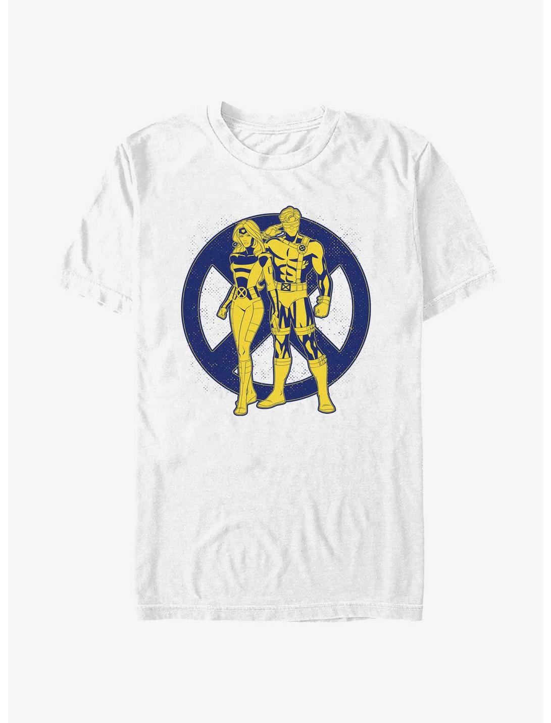 Marvel X-Men '97 Jean Grey And Cyclops T-Shirt, WHITE, hi-res