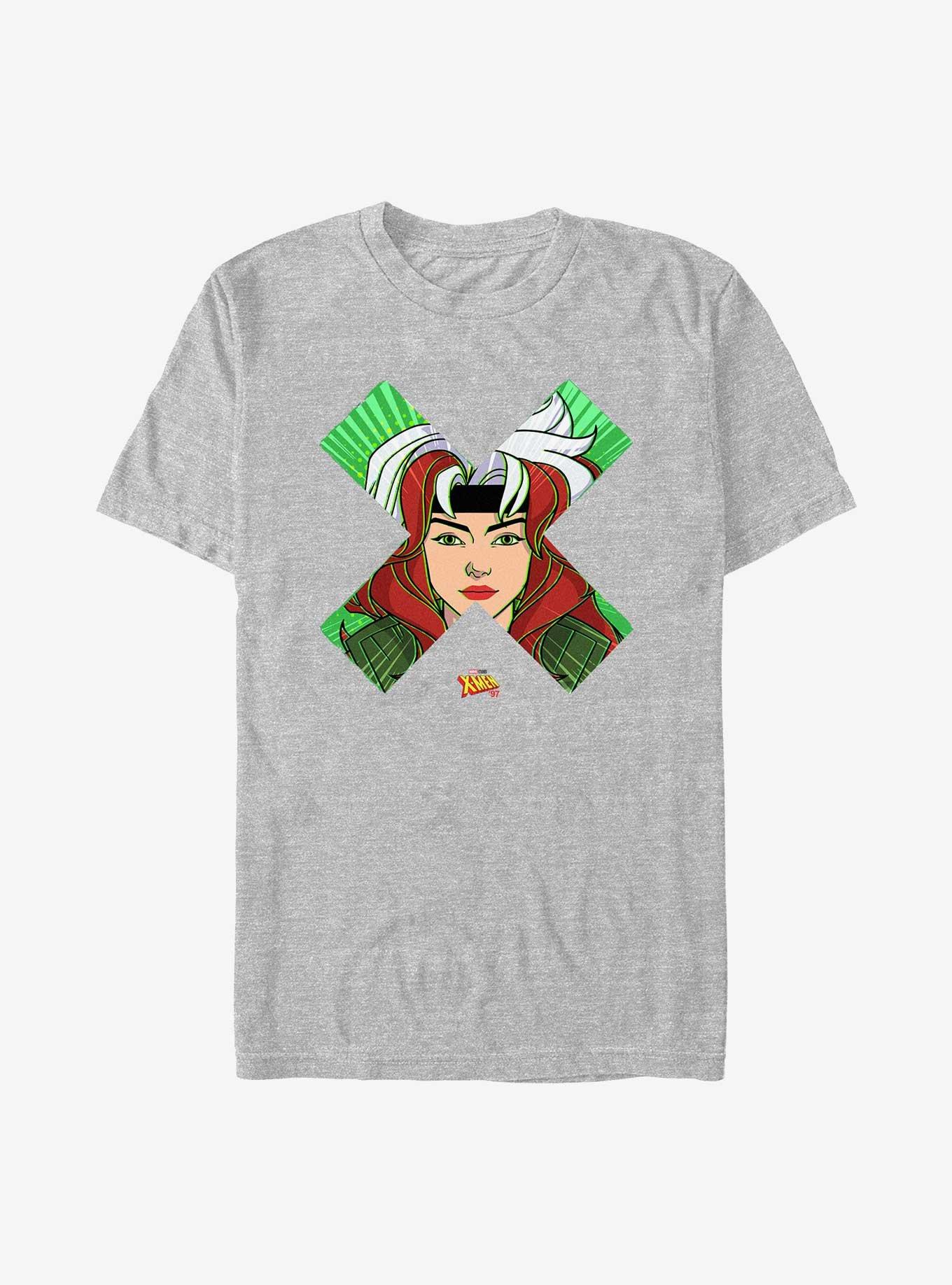 Marvel X-Men '97 Rogue Face T-Shirt, ATH HTR, hi-res