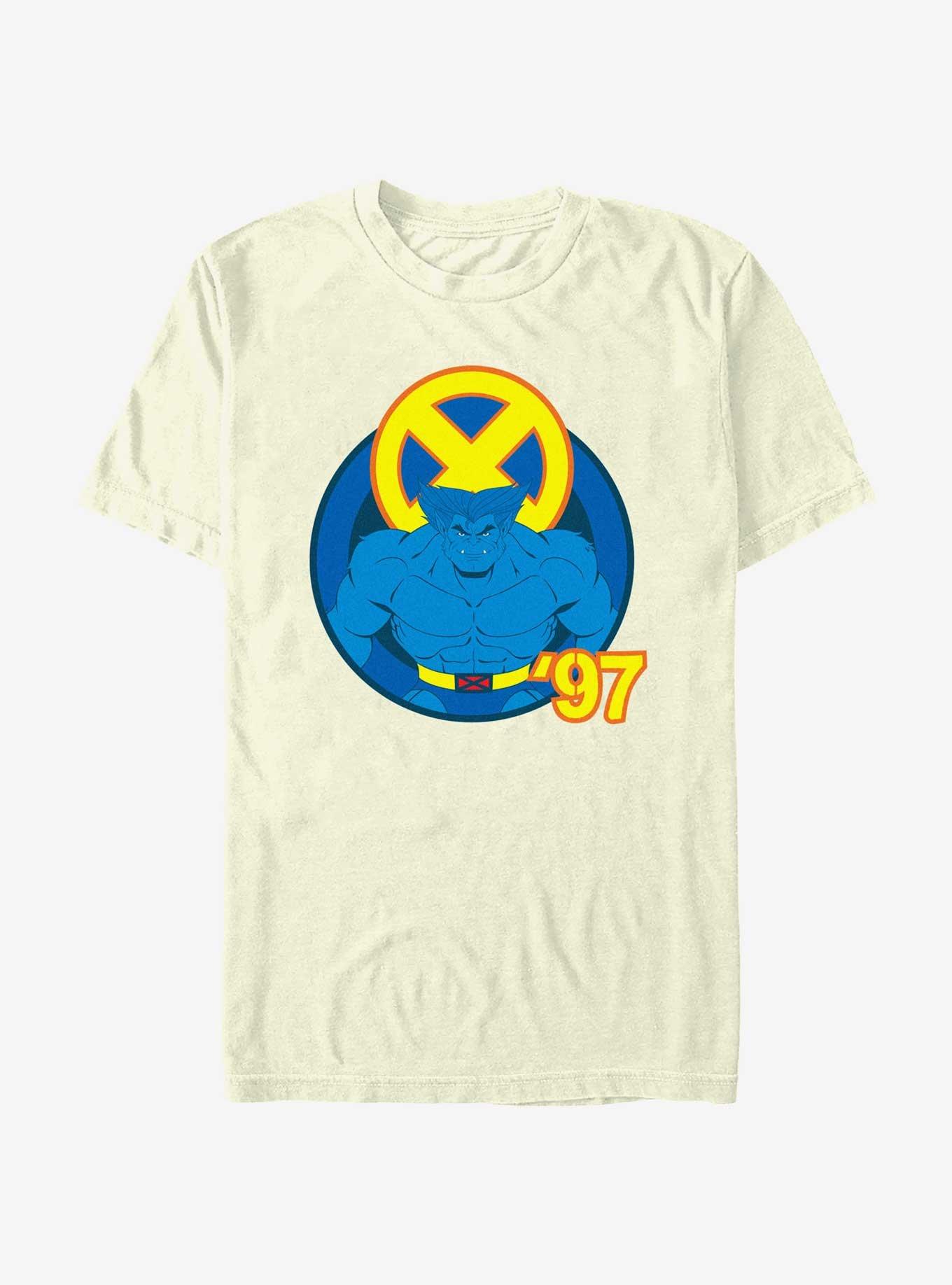 Marvel X-Men '97 Beast Portrait T-Shirt, NATURAL, hi-res