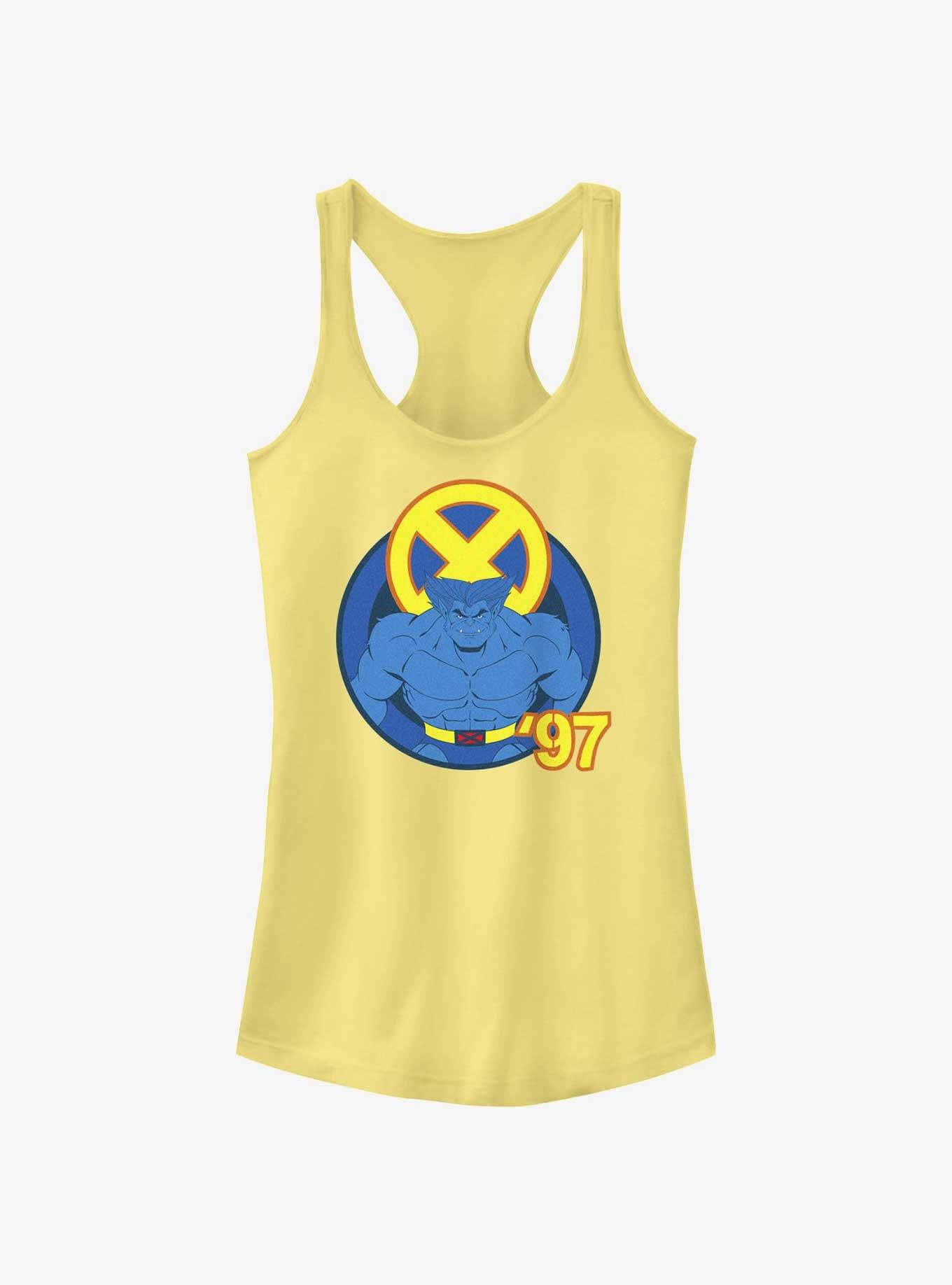 Marvel X-Men '97 Beast Portrait Girls Tank, BANANA, hi-res