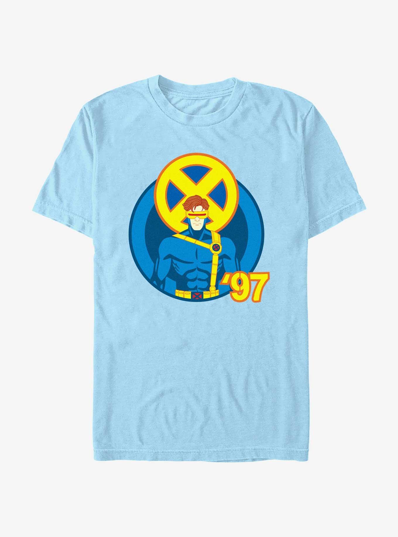 Marvel X-Men '97 Cyclops Portrait T-Shirt, LT BLUE, hi-res