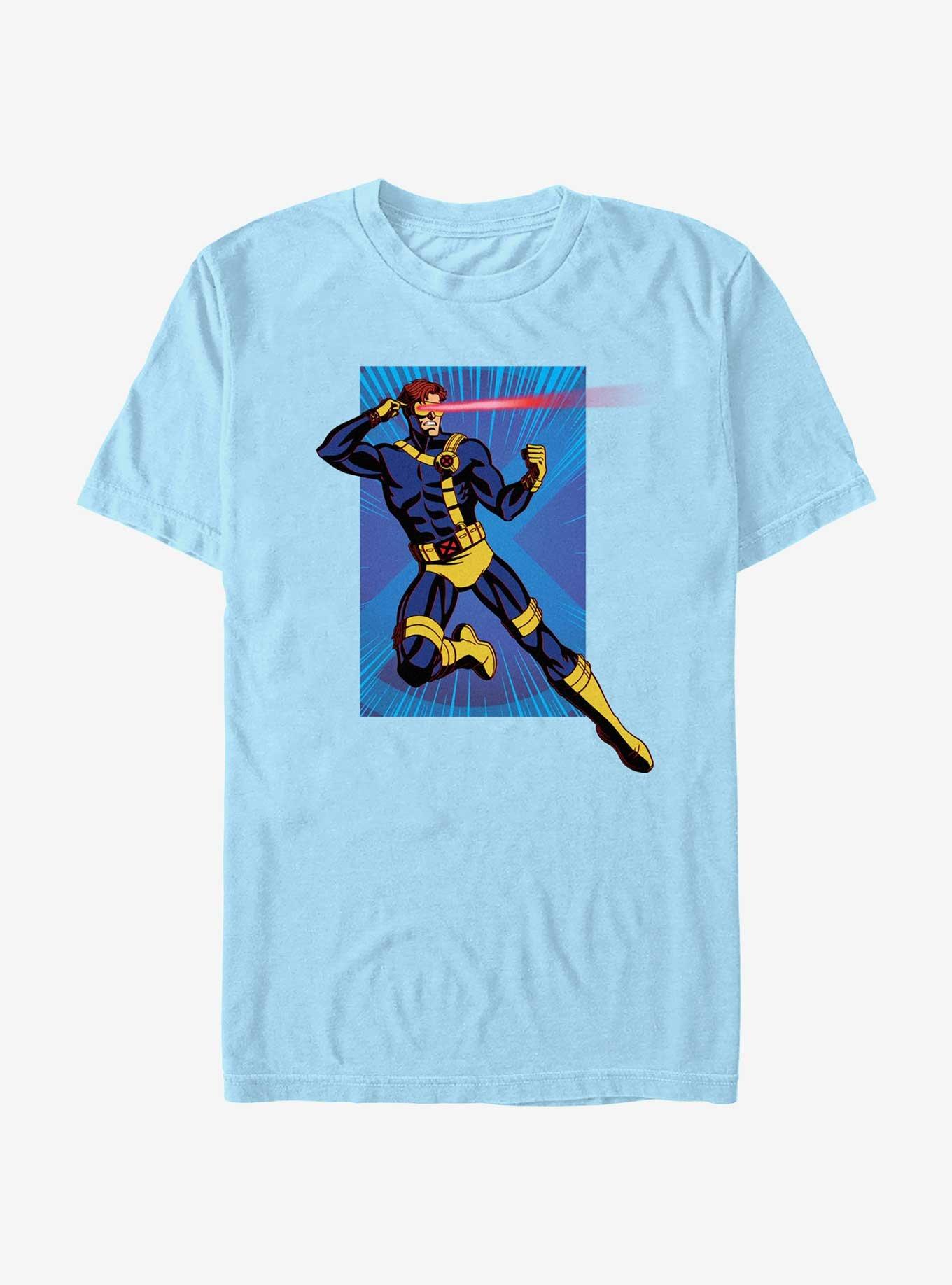 Marvel X-Men '97 Cyclops Attack T-Shirt, LT BLUE, hi-res