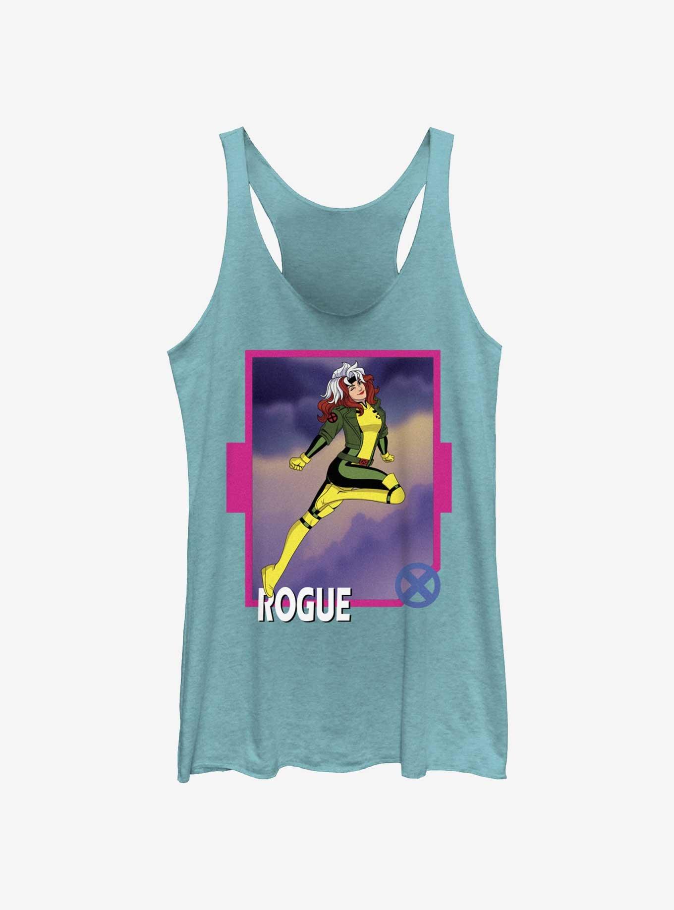 Marvel X-Men '97 Rogue Card Girls Tank, TAHI BLUE, hi-res