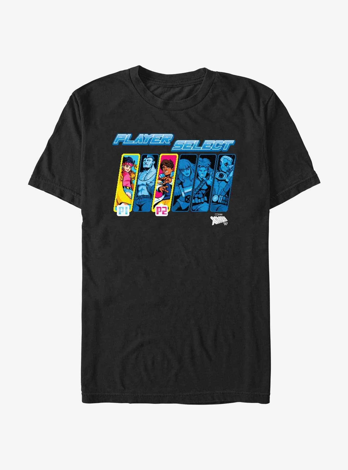 Marvel X-Men '97 Player Select T-Shirt, BLACK, hi-res