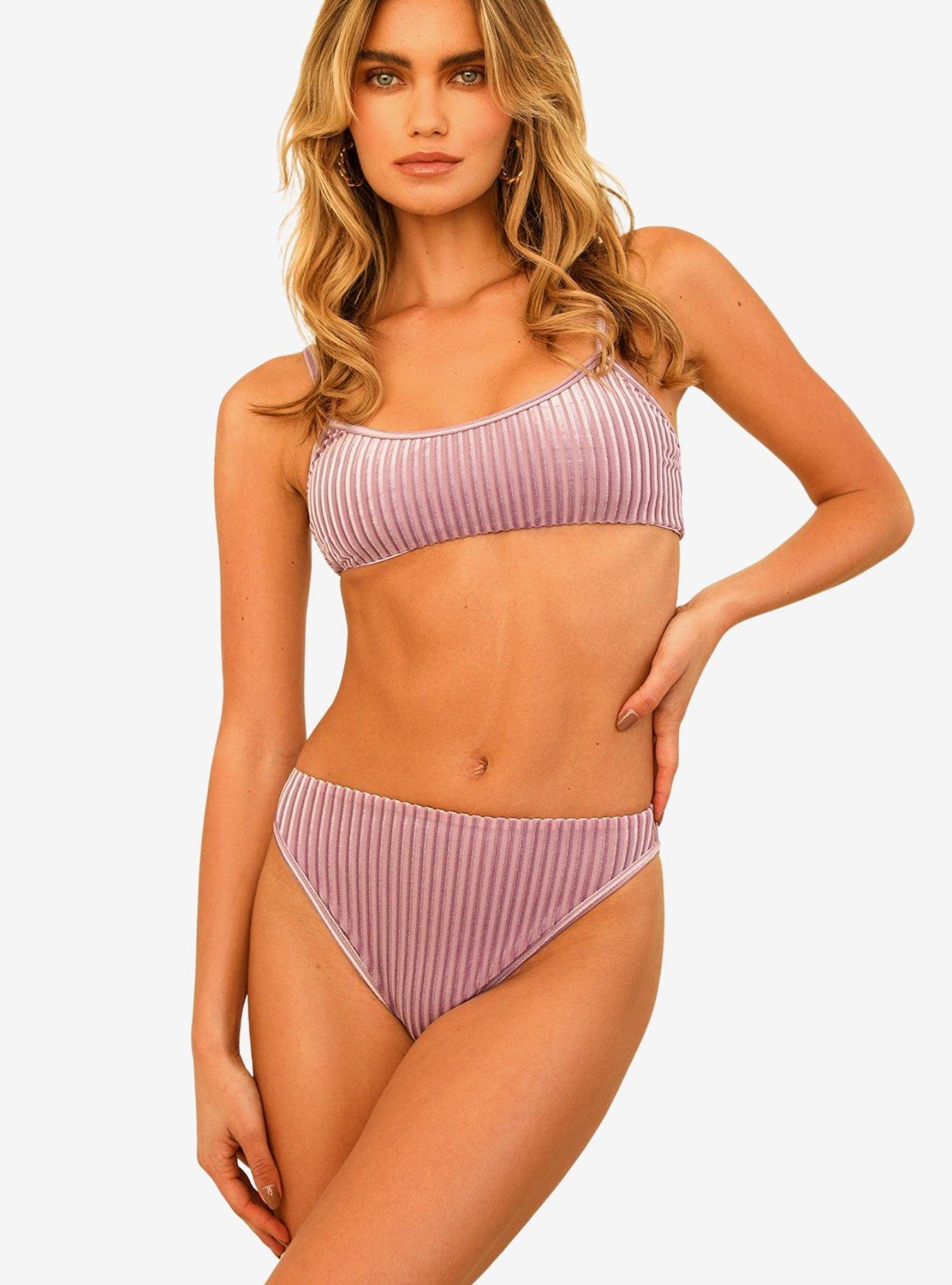 Dippin' Daisy's Brink Scoop Neck Swim Top Ultraviolet, PURPLE, hi-res