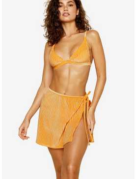 Dippin' Daisy's Aglow Adjustable Side Tie Swim Cover-Up Skirt Golden Hour, , hi-res