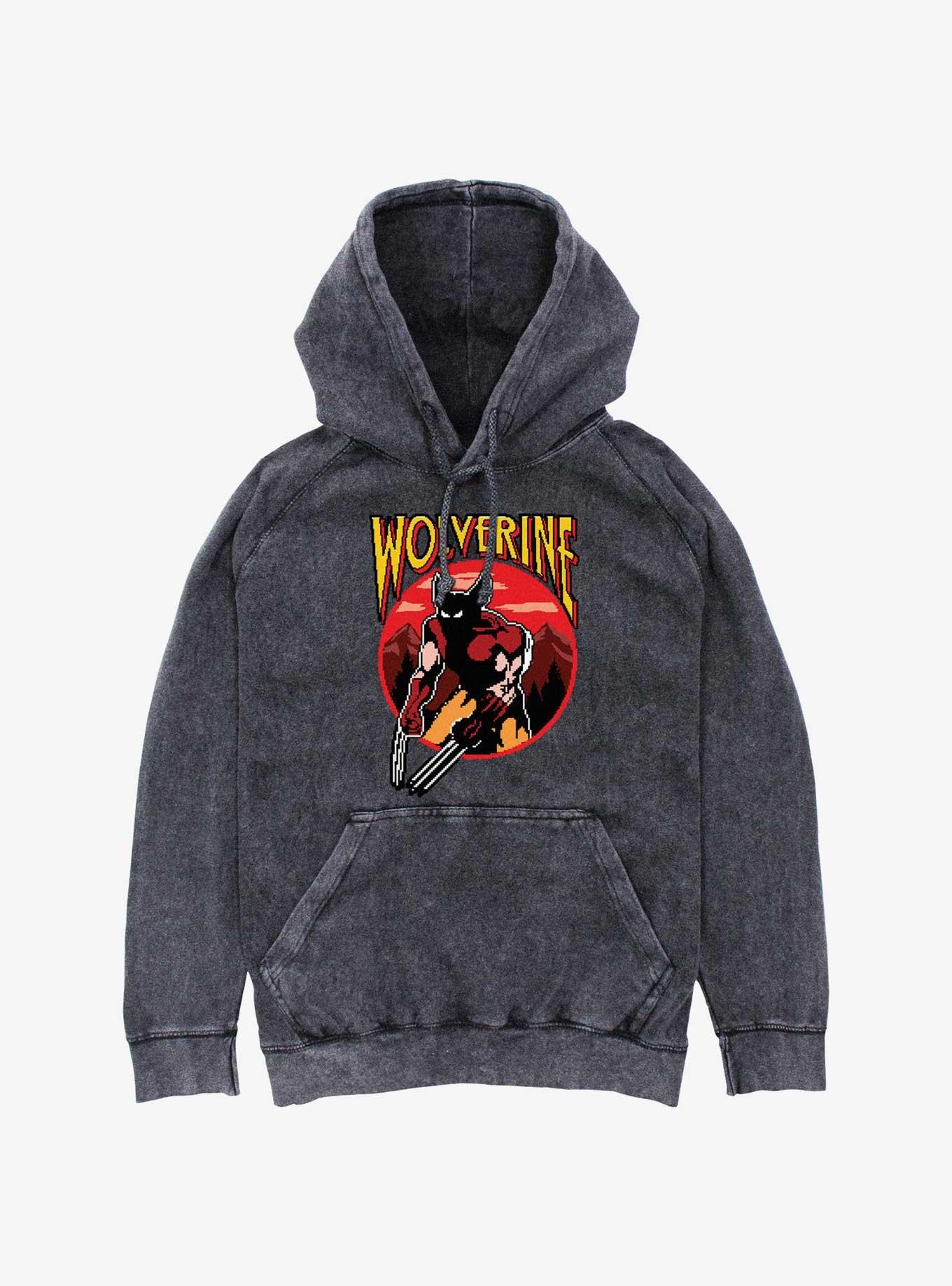 Wolverine Pixel Wolverine Mineral Wash Hoodie, , hi-res