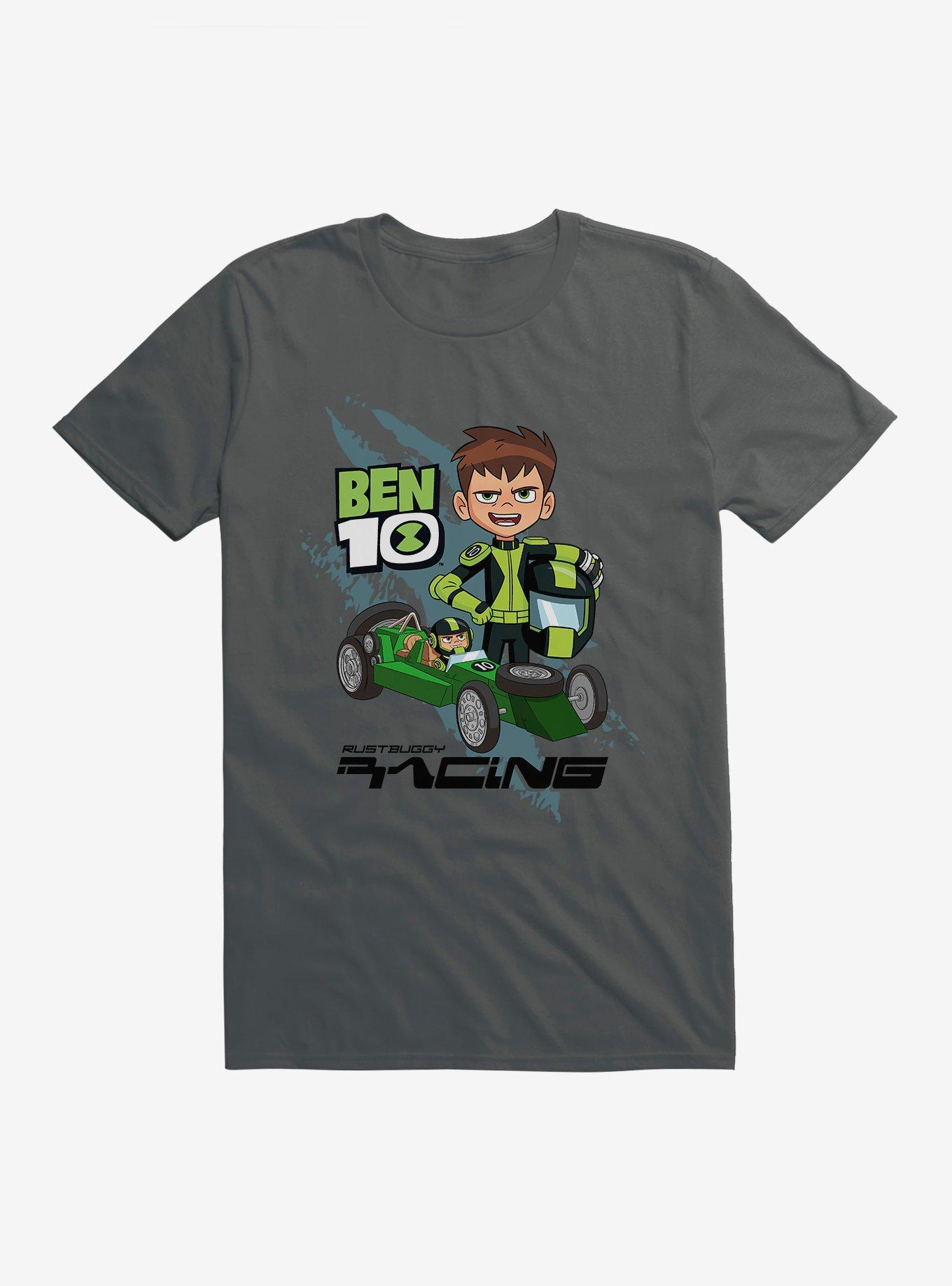 Ben 10 Rust Buggy Racing T-Shirt, CHARCOAL, hi-res