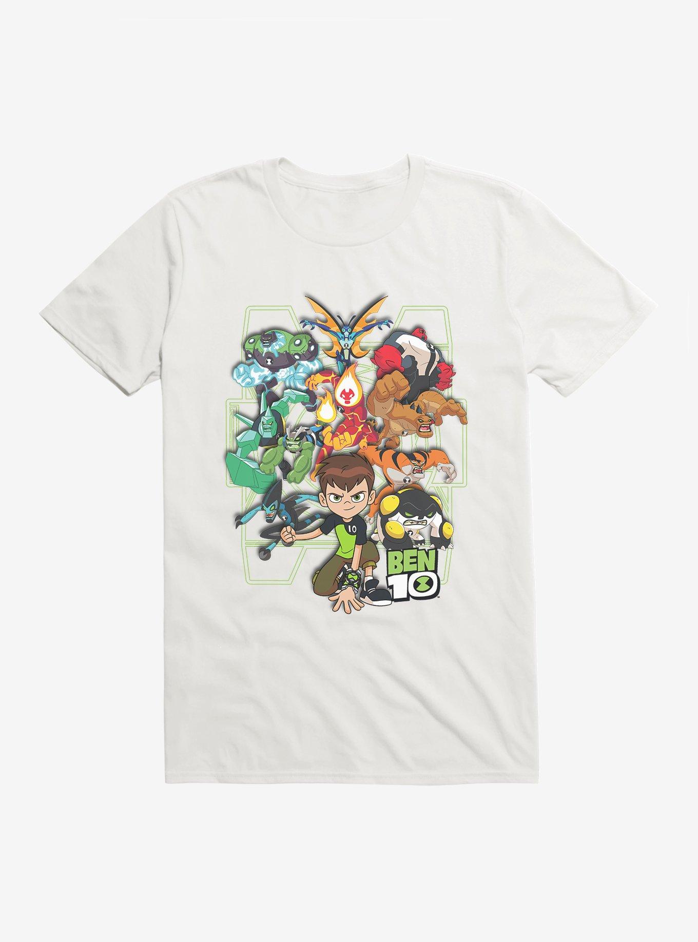 Ben 10 Ready To Go Group T-Shirt, WHITE, hi-res