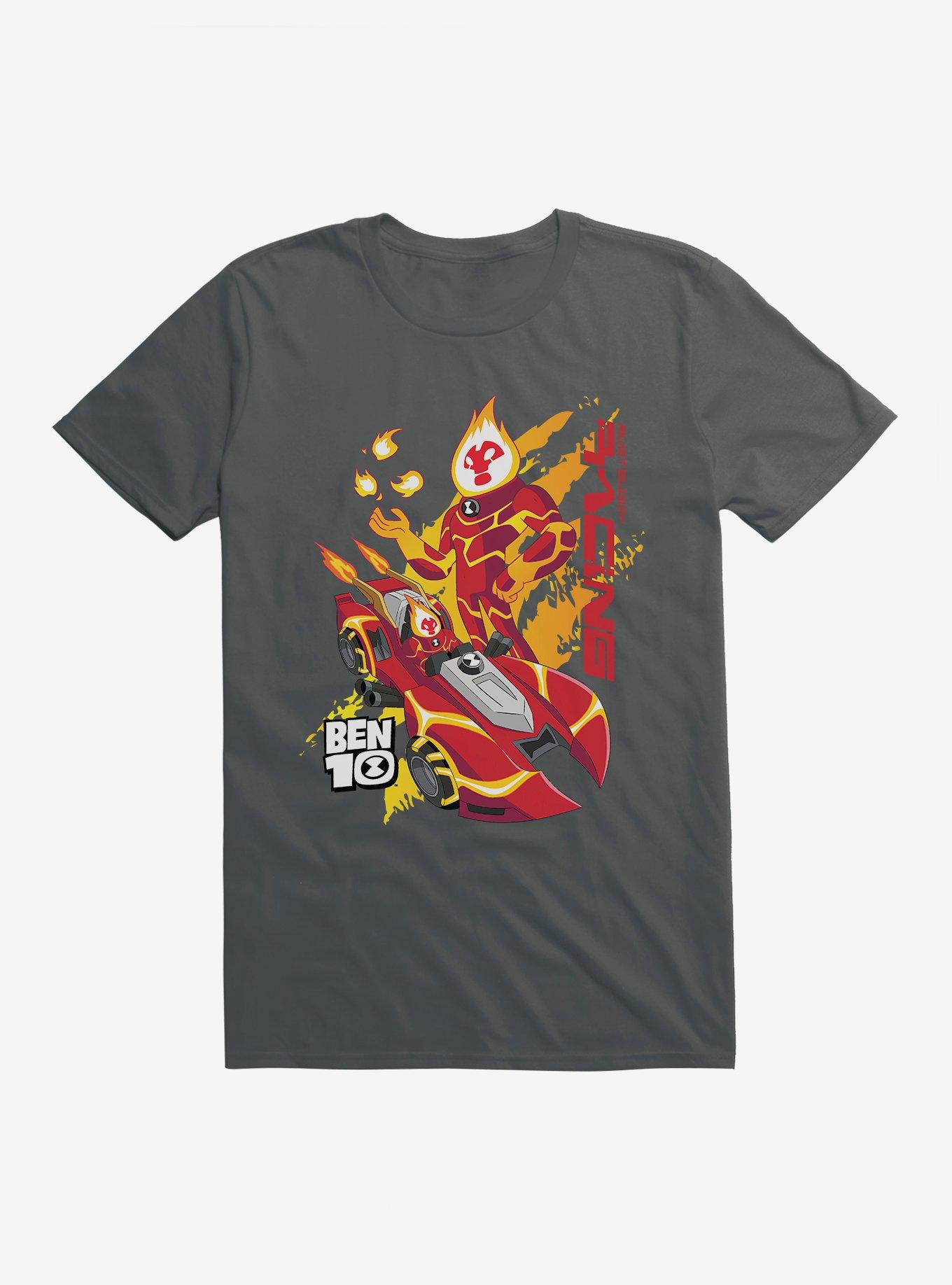 Ben 10 Racing Heatblast T-Shirt, CHARCOAL, hi-res