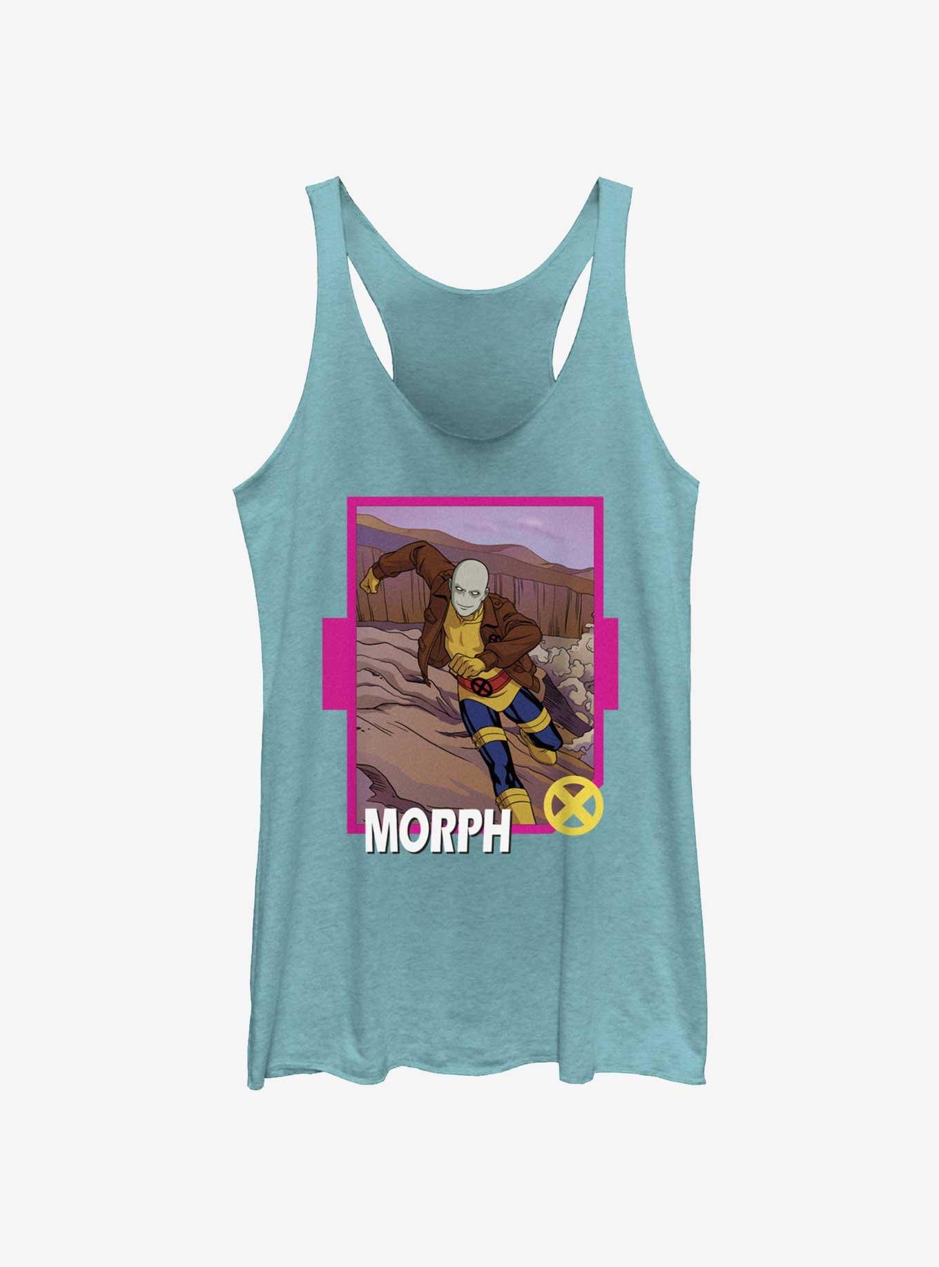 Marvel X-Men '97 Morph Card Womens Tank Top, TAHI BLUE, hi-res