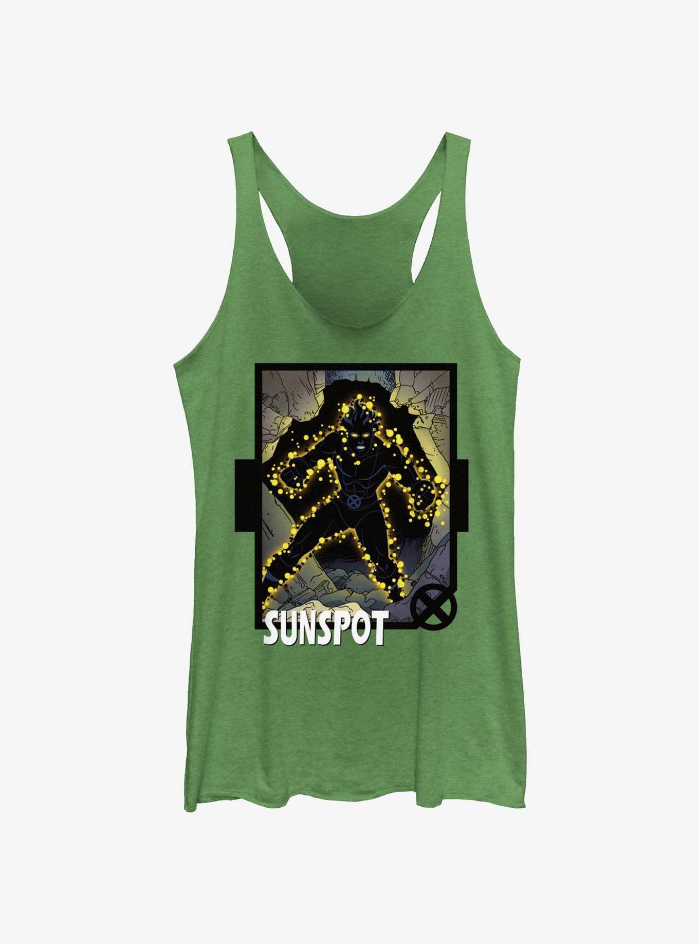 Marvel X-Men '97 Sunspot Card Womens Tank Top