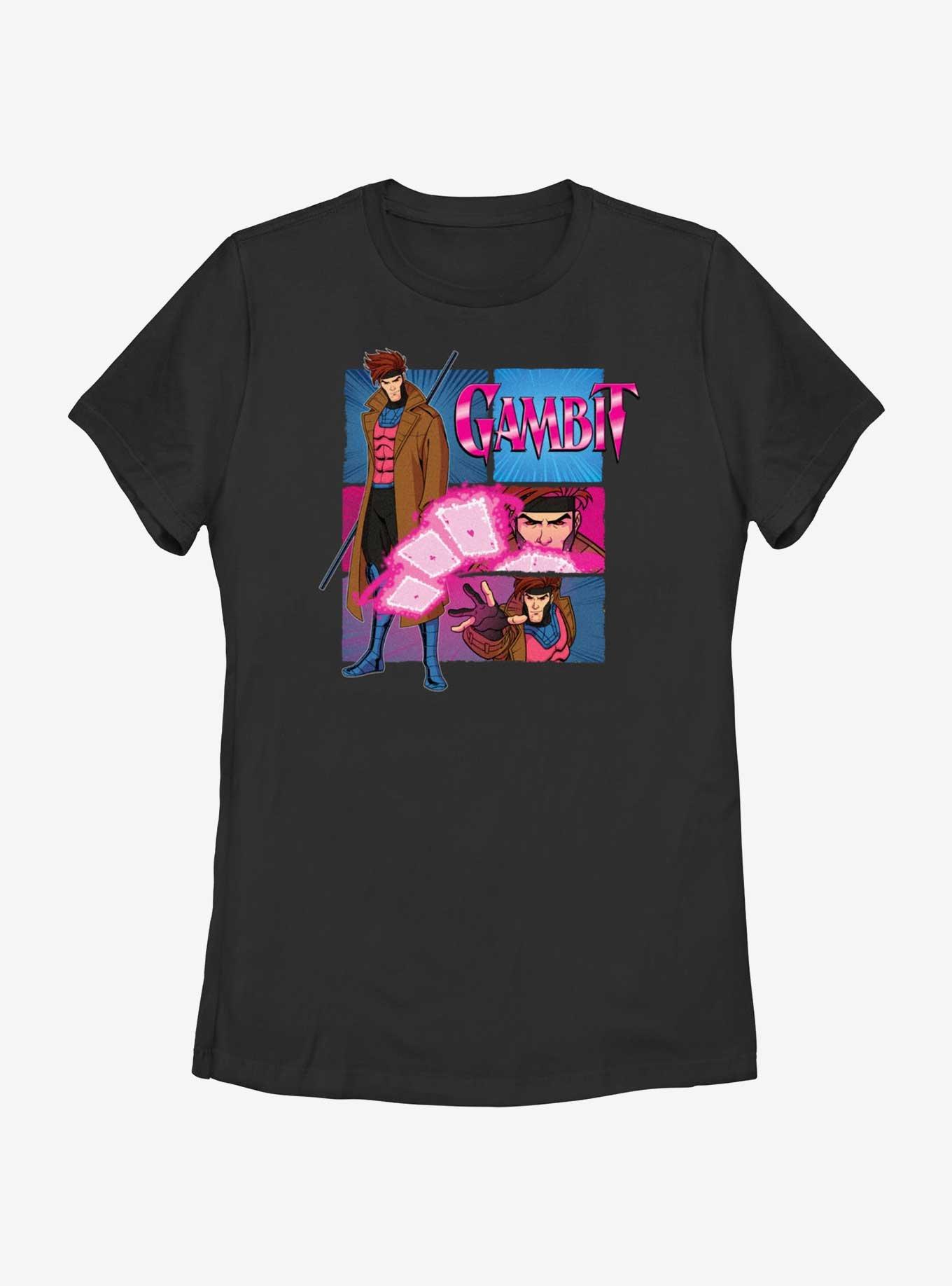 Marvel X-Men '97 Gambit Cards Womens T-Shirt, , hi-res