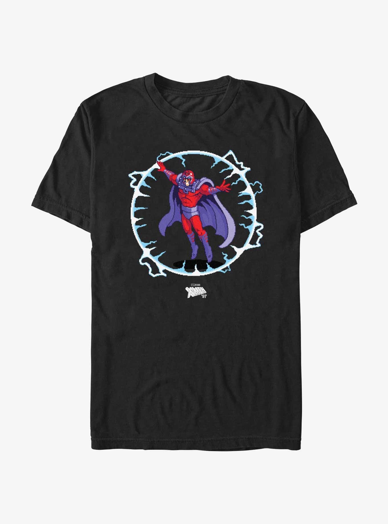 Marvel X-Men '97 Magneto Pixelart T-Shirt, BLACK, hi-res