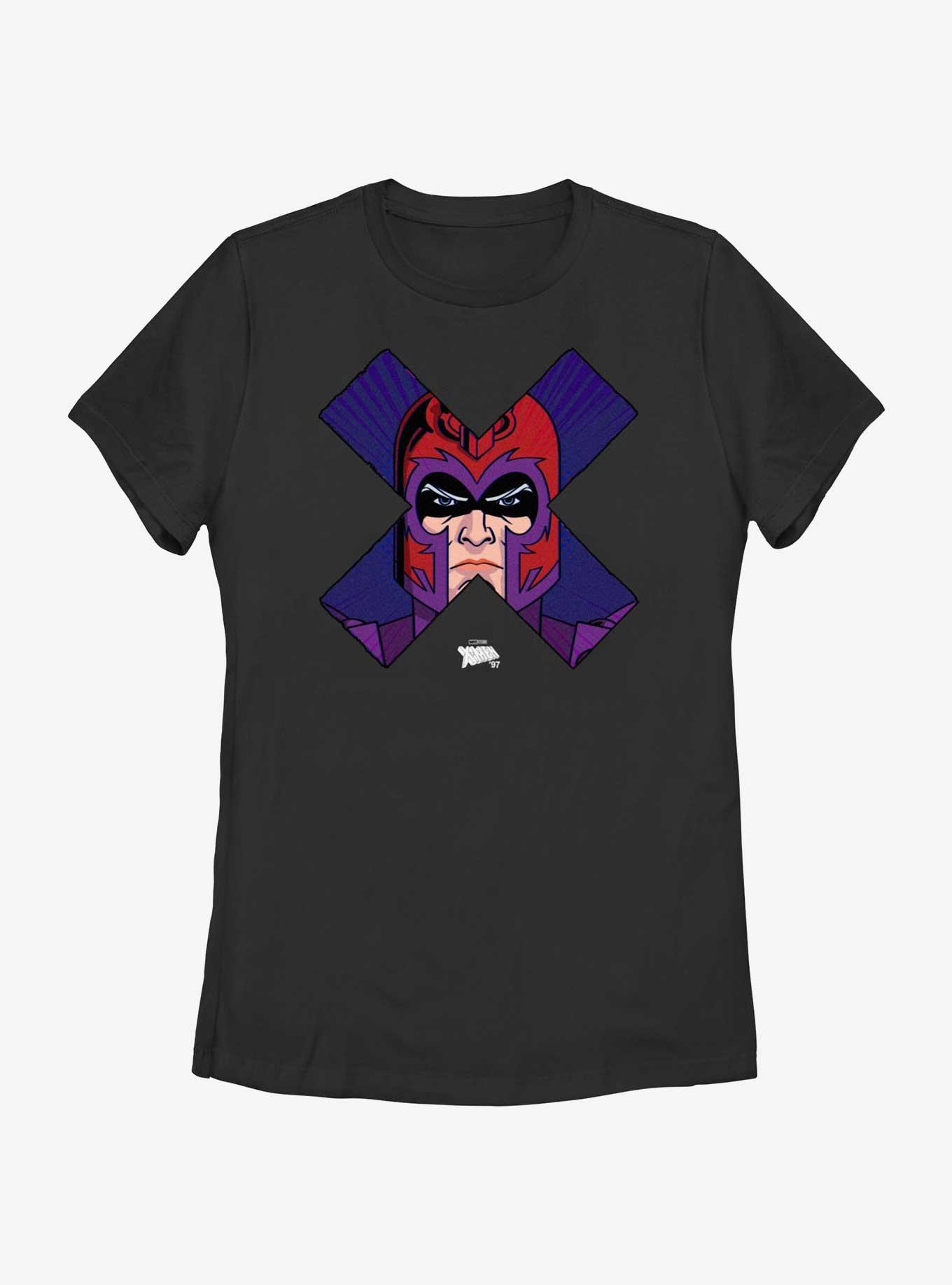 Marvel X-Men '97 Magneto Face Womens T-Shirt, BLACK, hi-res