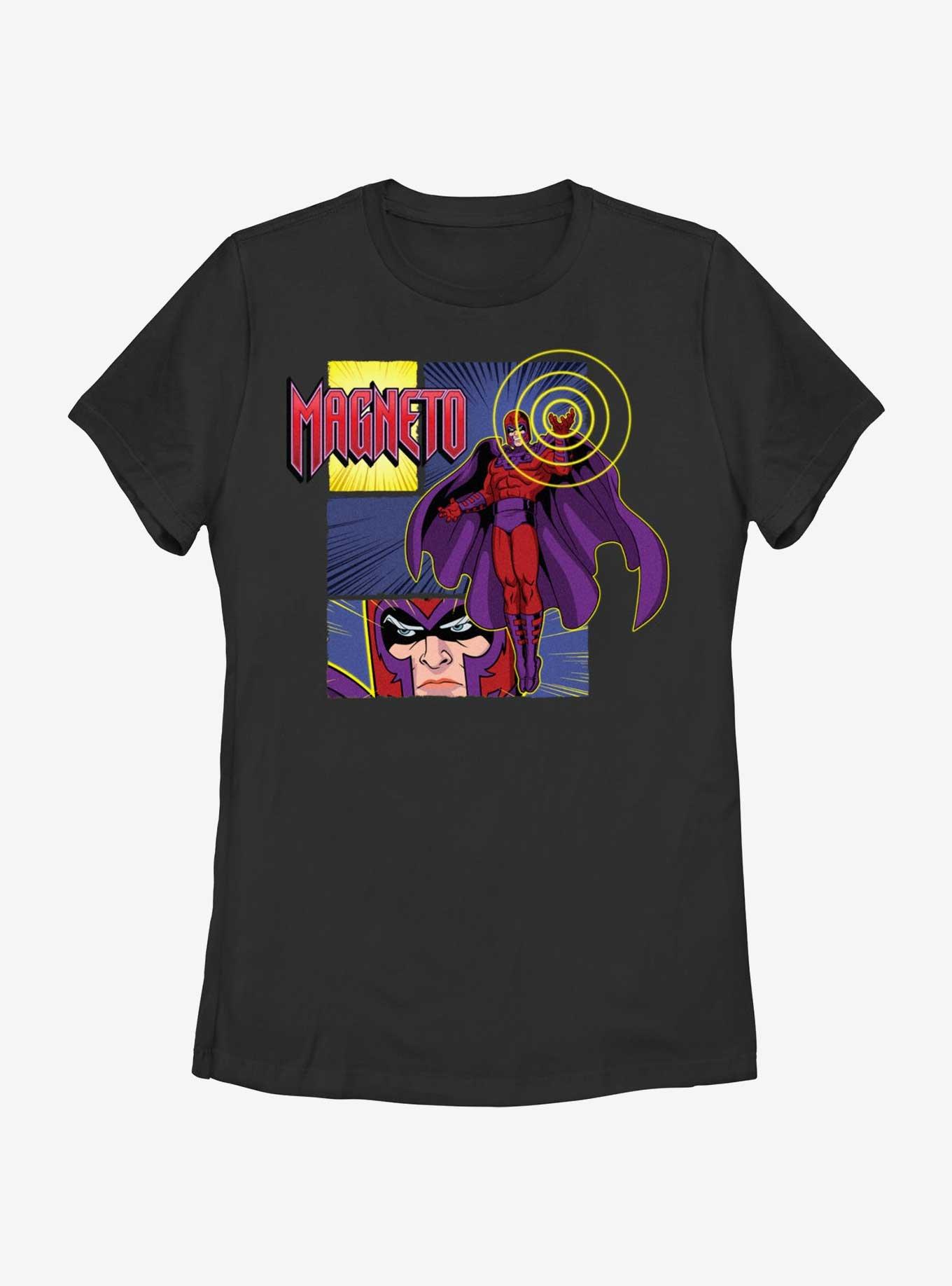 Marvel X-Men '97 Magneto Poses Womens T-Shirt, BLACK, hi-res