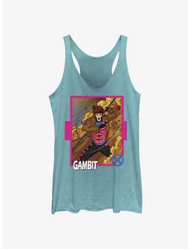 Marvel X-Men '97 Gambit Card Womens Tank Top, , hi-res