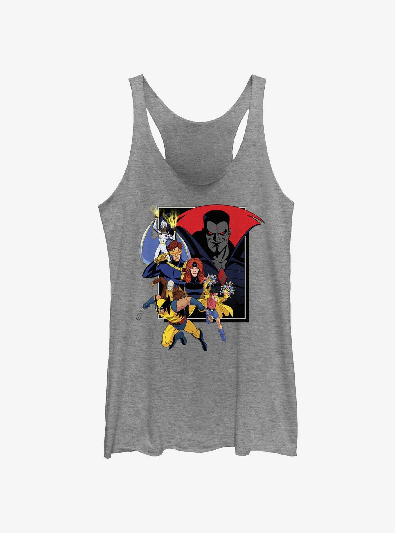 Marvel X-Men '97 Combat Womens Tank Top, GRAY HTR, hi-res