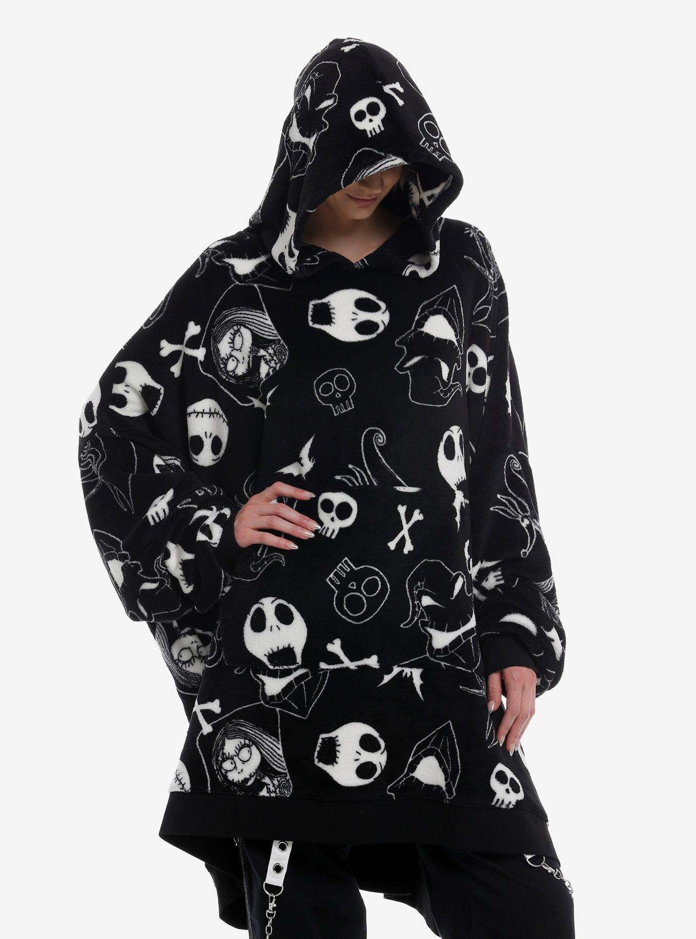 Our Universe The Nightmare Before Christmas Characters Oversized Hoodie, , hi-res