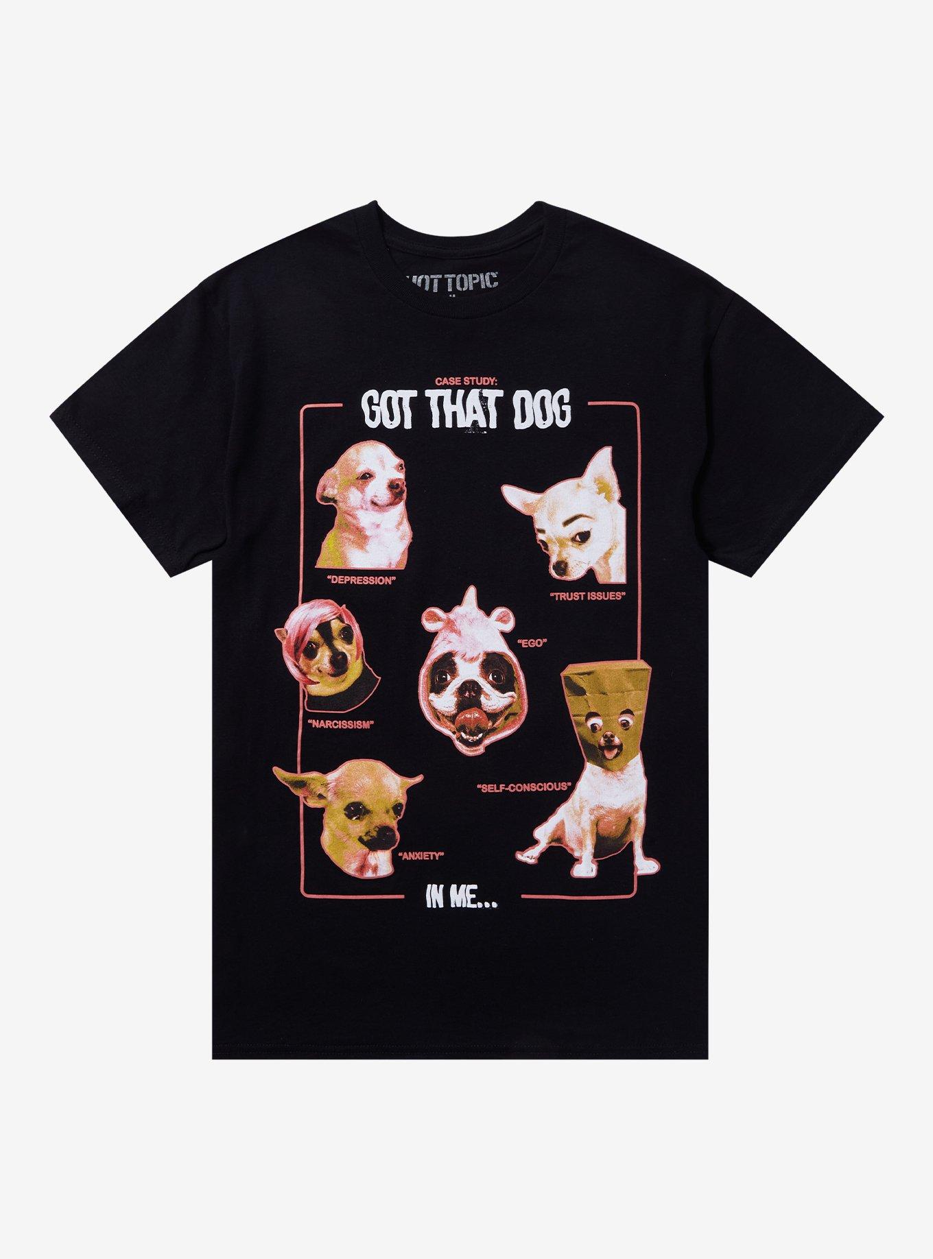 Got That Dog In Me Grid T-Shirt, BLACK, hi-res