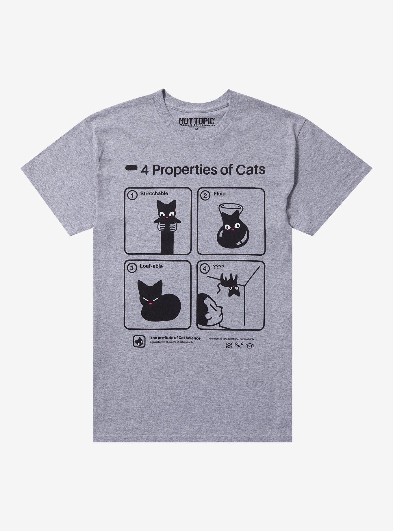 Properties Of Cats T-Shirt By Taylor Ross1, , hi-res